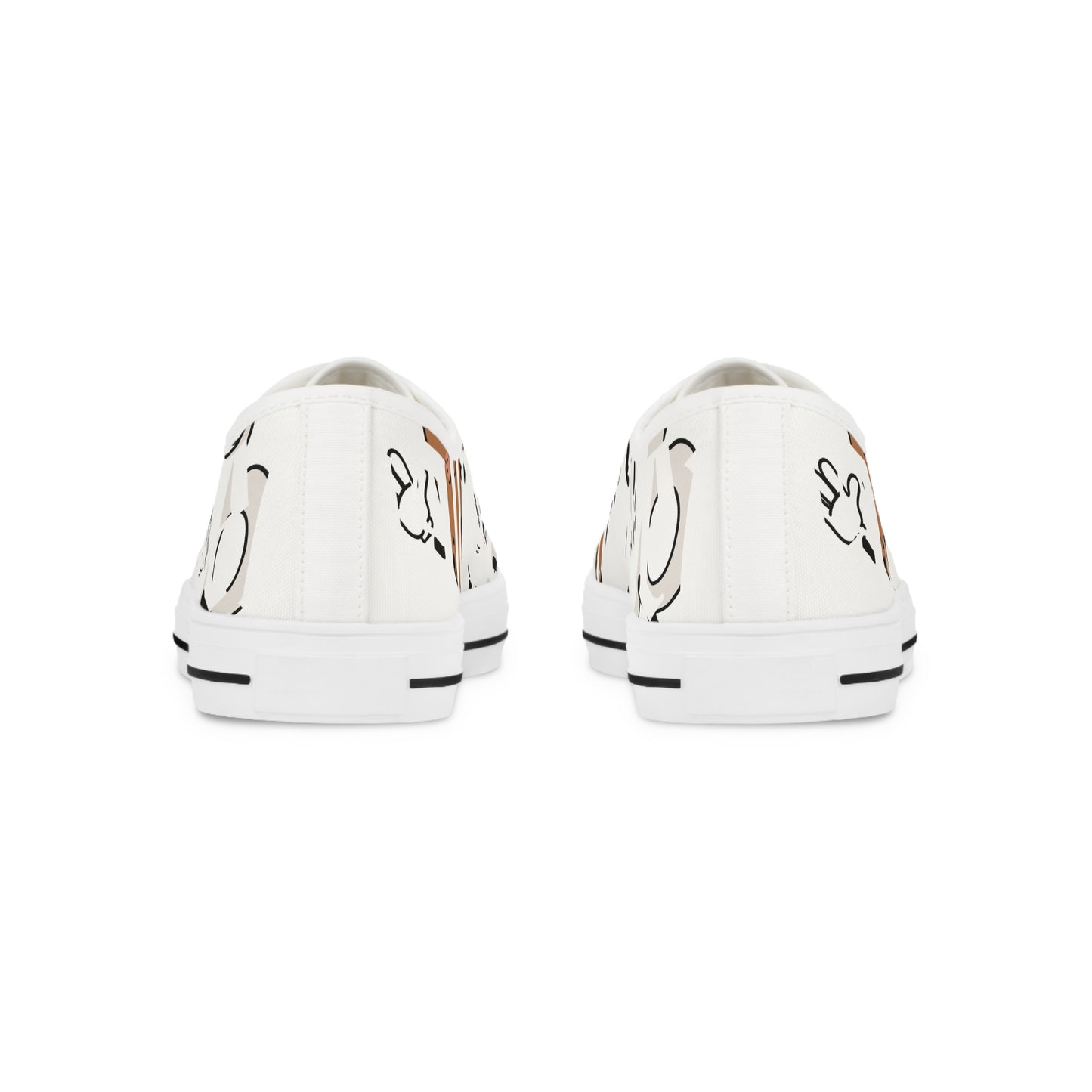 Playful Cartoon Sneakers for Men, Cute Low Top Shoes, Casual Footwear, Unique Gift for Teens, Fun Everyday Sneakers