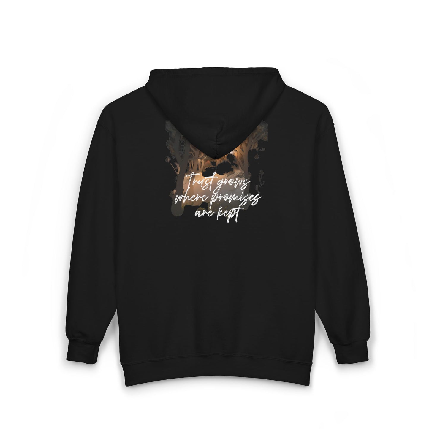 Inspirational Zip-Up Hoodie, Cozy Outfit for Relaxation and Motivation, Perfect Gift for Friends, Inspirational Fashion, Casual Wear