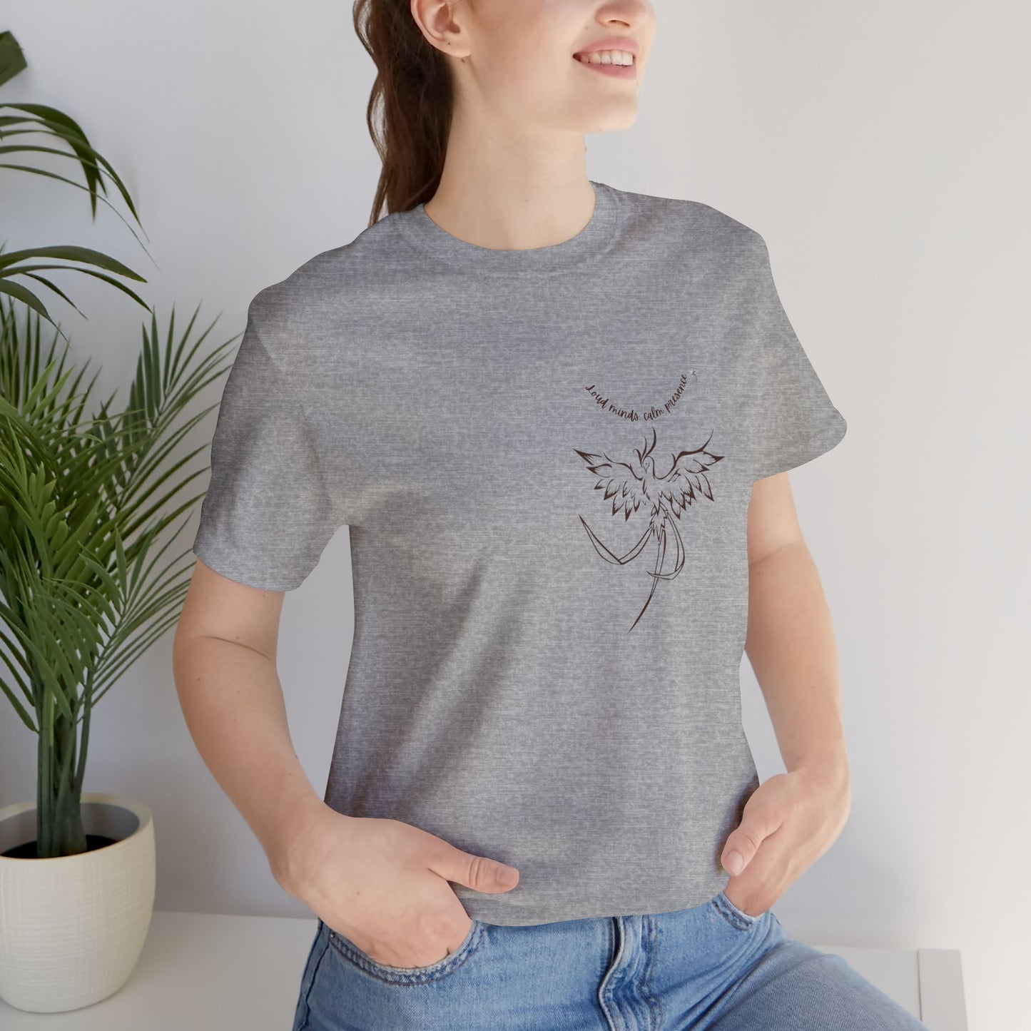 Floral Graphic Tee, Casual Wear, Summer Outfit, Gift for Her, Unique T-shirt, Everyday Style, Nature Lover Apparel