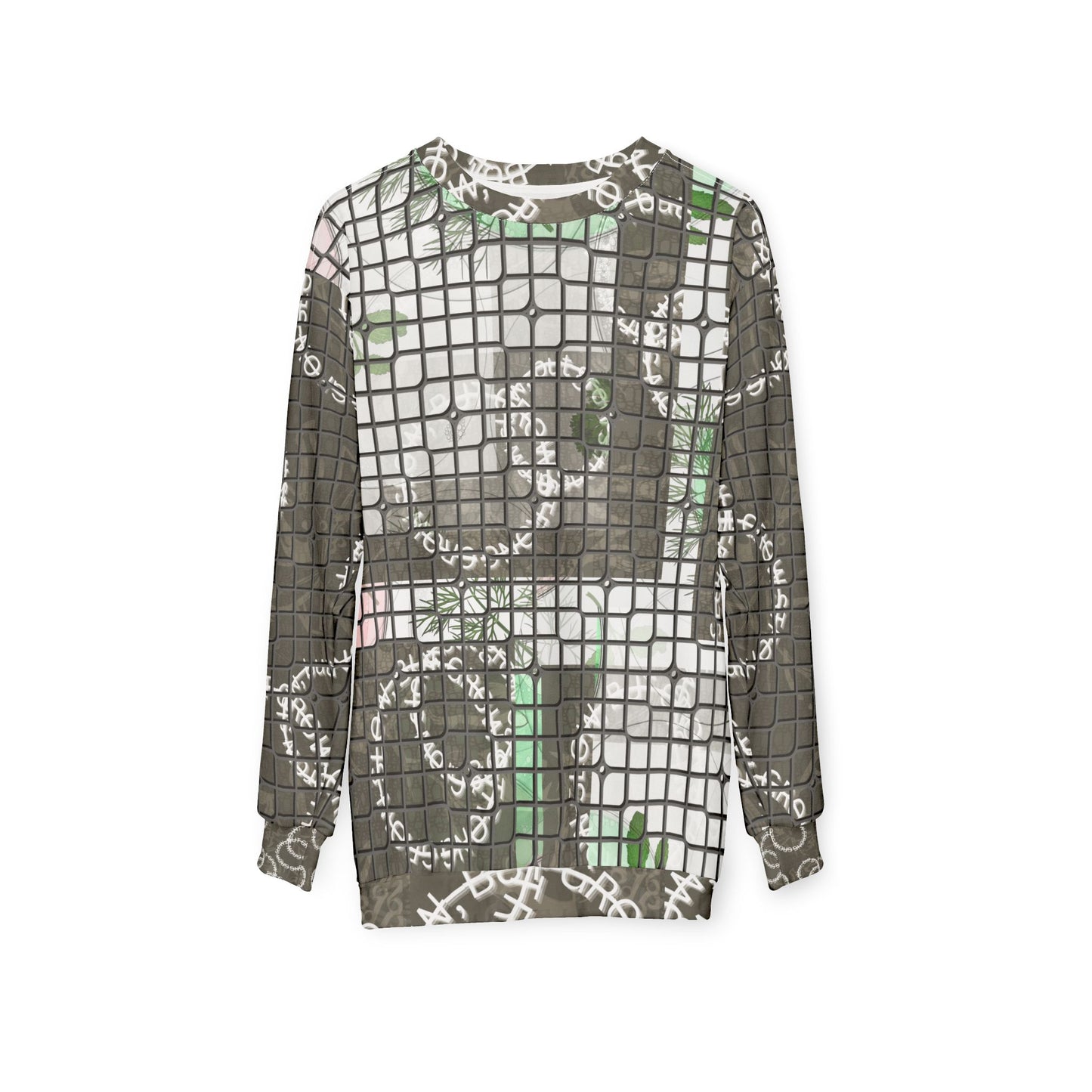Trendy Unisex All-Over Print Sweatshirt, Cozy Layer, Casual Wear, Gift for Friends, Unique Statement Piece, Ideal for Everyday Style