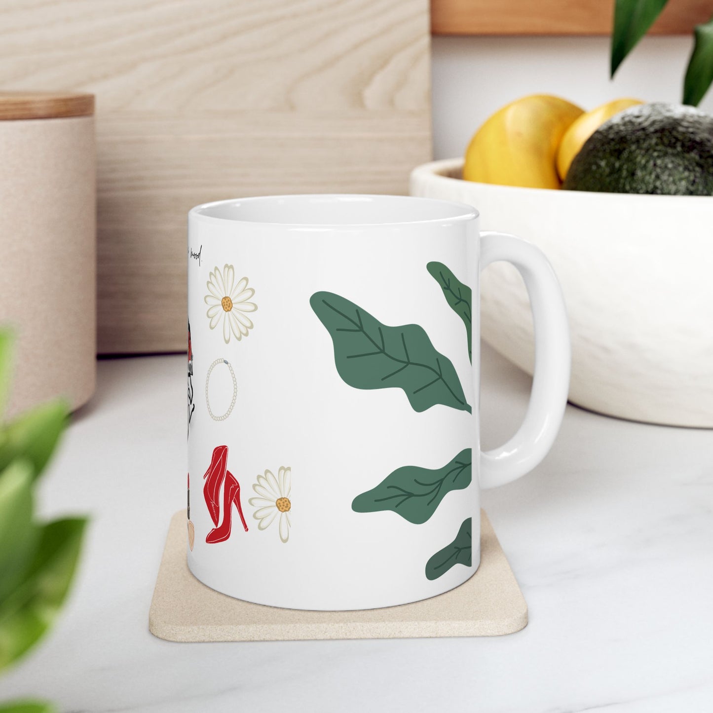 Fashion Mug - Confident Woman Illustration