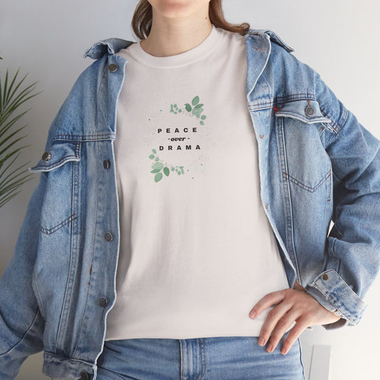 Peace & Karma Unisex Heavy Cotton Tee | Relaxed Fit, Eco-Friendly Apparel, Gift for Him/Her, Casual Wear, Nature Inspired, Mindfulness [...]