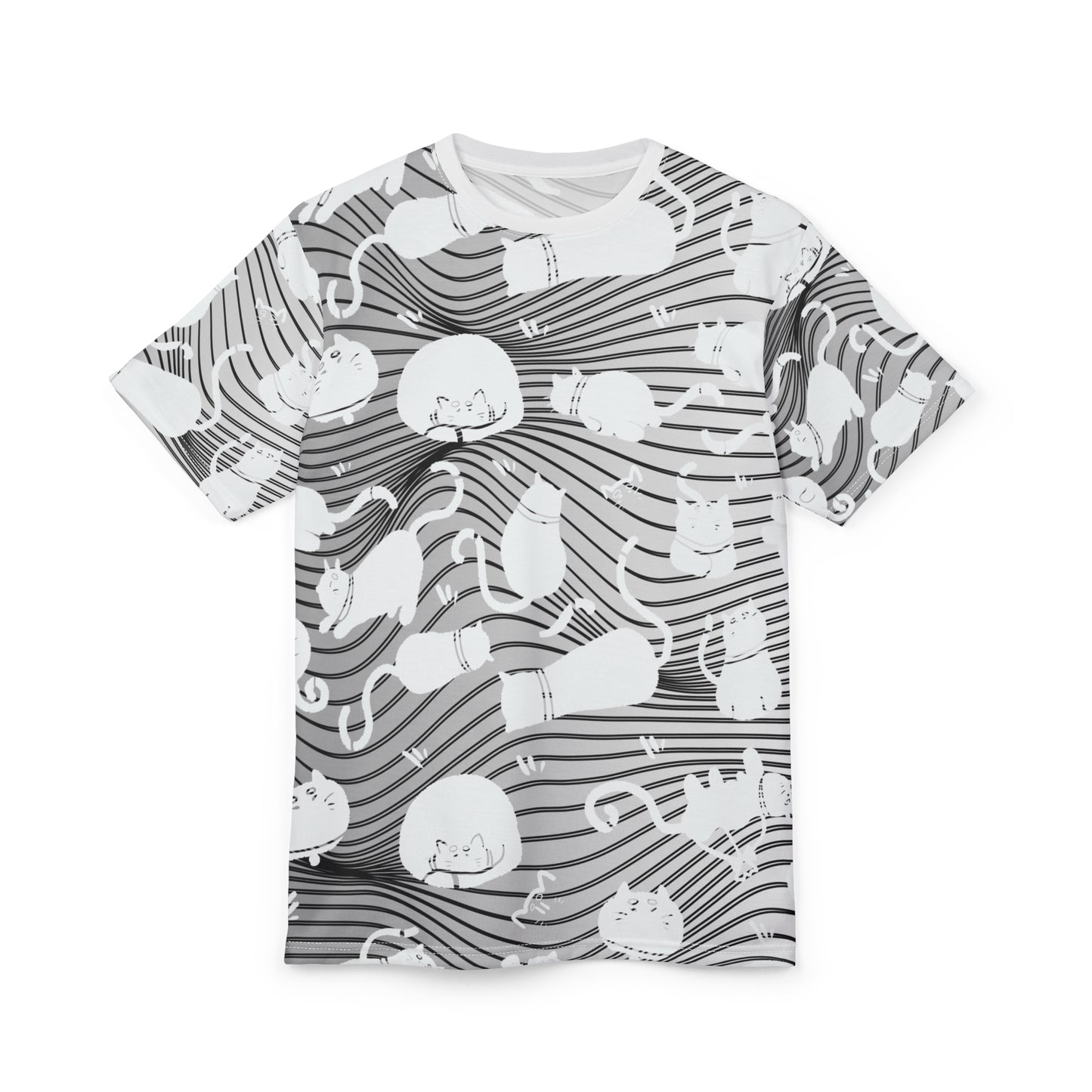 Cat-Themed Unisex Tee, AOP Cut & Sew Shirt, Fun Pet Lover Gift, Unique Cat Apparel, Comfortable Everyday Wear, Perfect for Cat Lovers, [...]