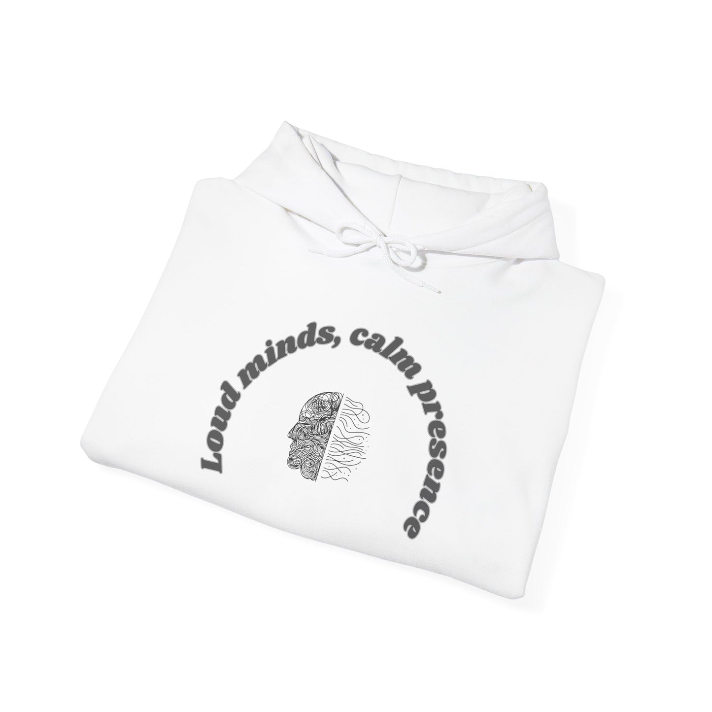 Calming Presence Hoodie - Unisex Heavy Blend™ Sweatshirt, Cozy Layer, Casual Wear, Mindfulness Gift, Relaxation Apparel