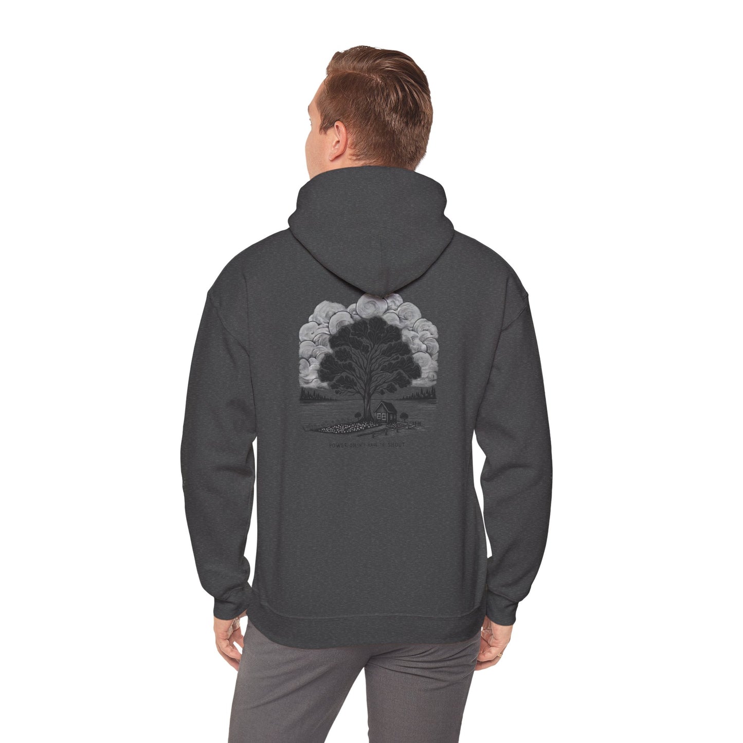 Nature-Inspired Hooded Sweatshirt | Ideal for Nature Lovers, Cozy Fall Wear, Gifts for Friends, Eco-Friendly Fashion