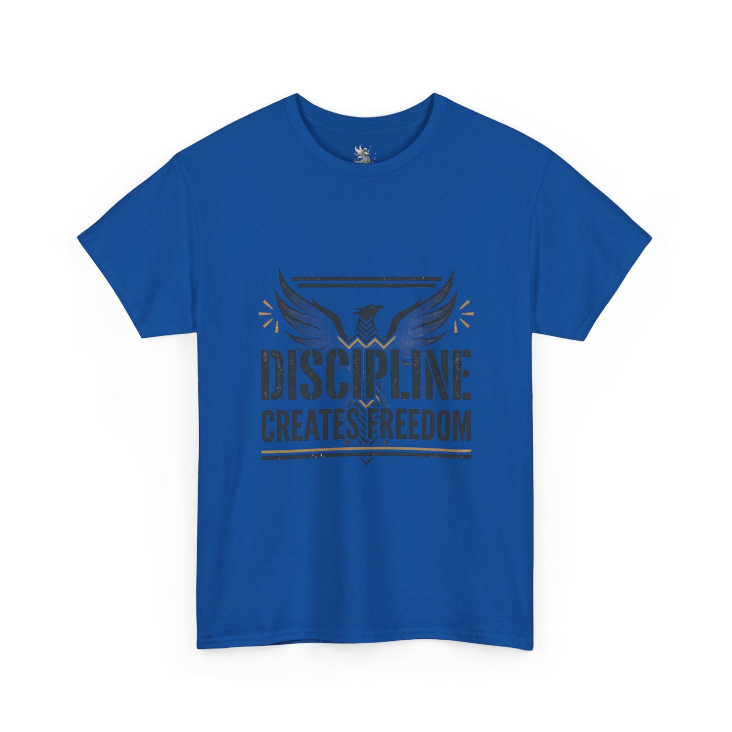 Discipline Creates Freedom T-Shirt — Motivational Eagle Fitness Tee
