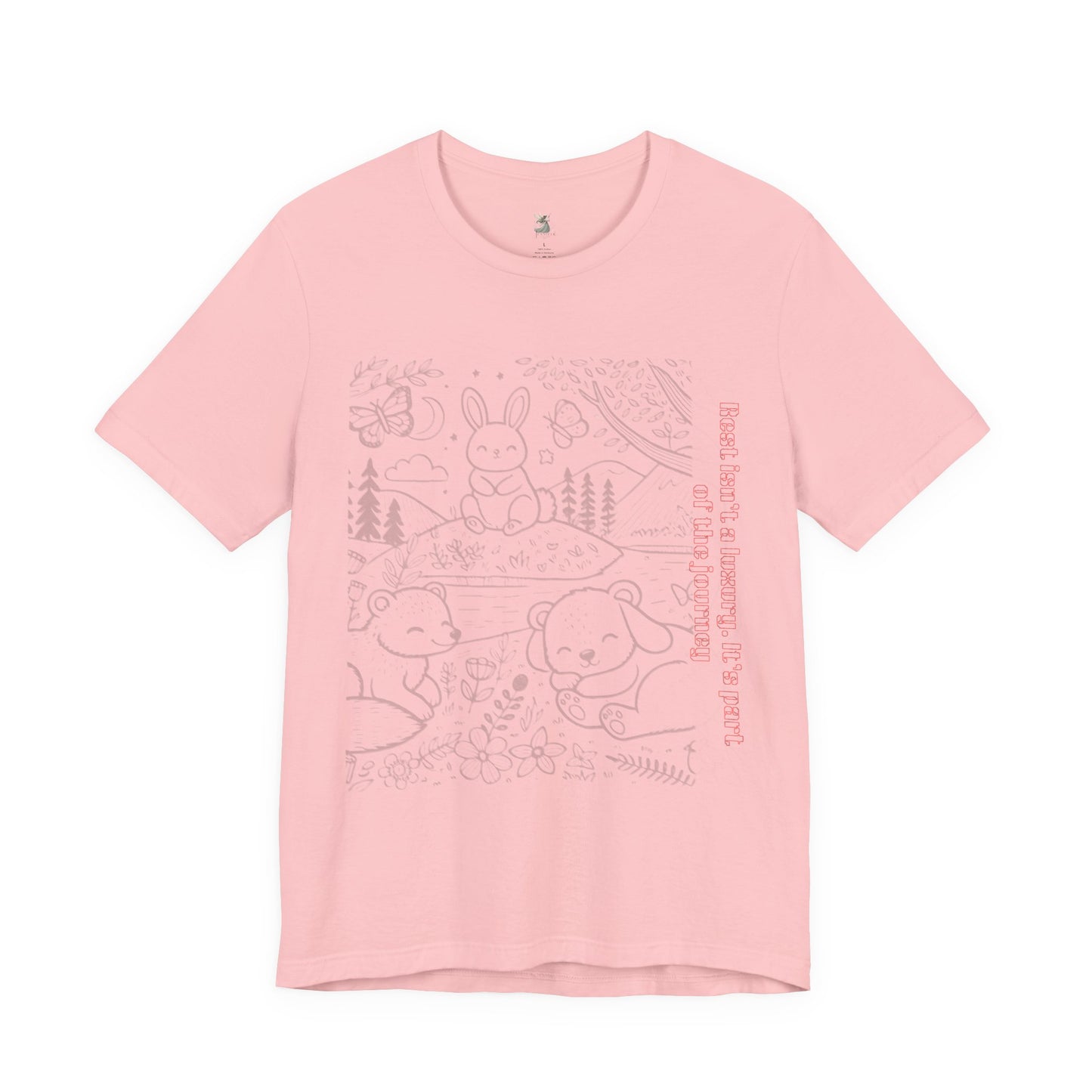 Cute Animal Design Unisex Jersey Tee, Gift for Animal Lovers, Nature Lover Shirt, Spring Fashion Tee, Kids & Adults T-Shirt