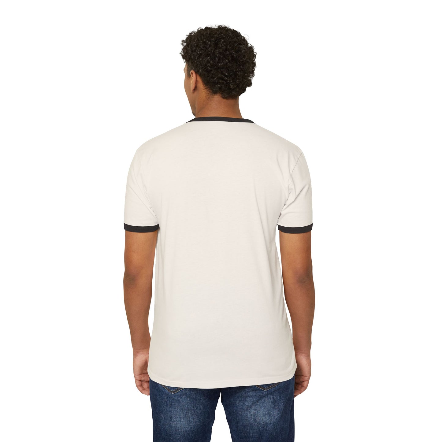 Eco-Friendly Unisex Cotton Ringer T-Shirt, Nature-Inspired Tee, Casual Wear, Gift for Tree Lovers, Relaxed Fit, Earth Day Apparel