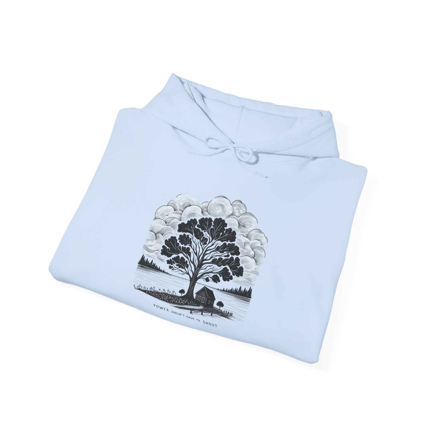 Nature-Inspired Hooded Sweatshirt | Ideal for Nature Lovers, Cozy Fall Wear, Gifts for Friends, Eco-Friendly Fashion