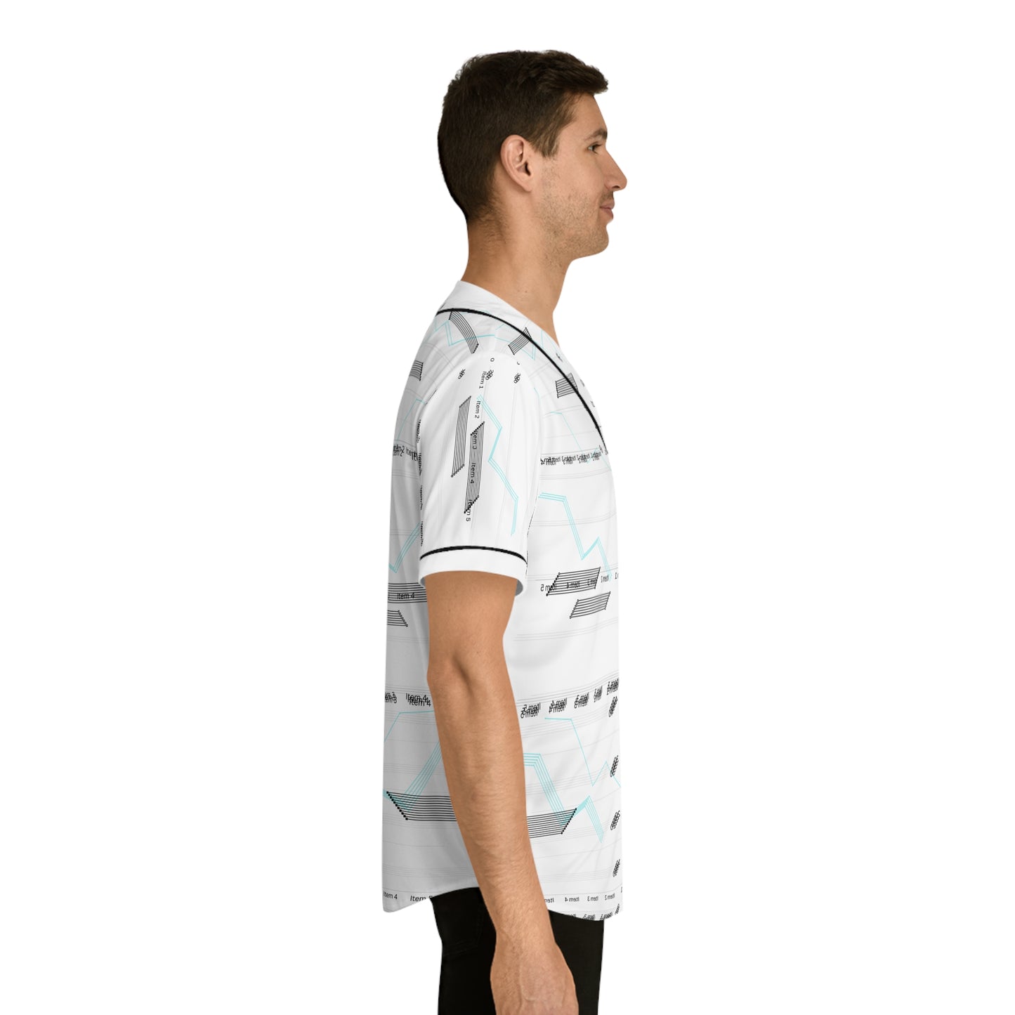 Stylish Men's Baseball Jersey, Trendy Graphic Tee, Sports Fan Apparel, Casual Summer Wear, Unique Gift for Him