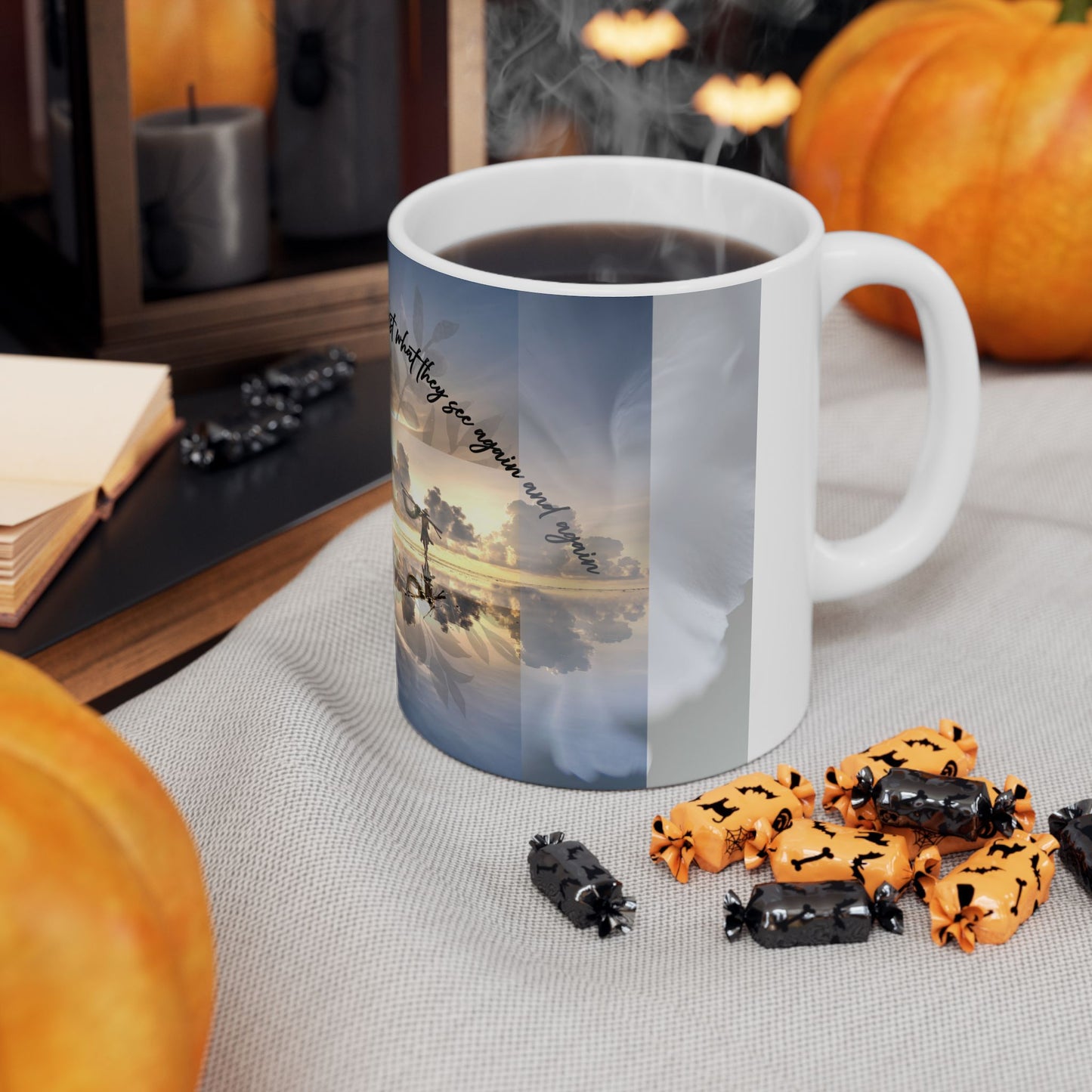 Inspirational Ceramic Mug for Coffee Lovers - Perfect Gift for Tea Drinkers, Motivational Quote Mug, Home Decor, Nature Lovers