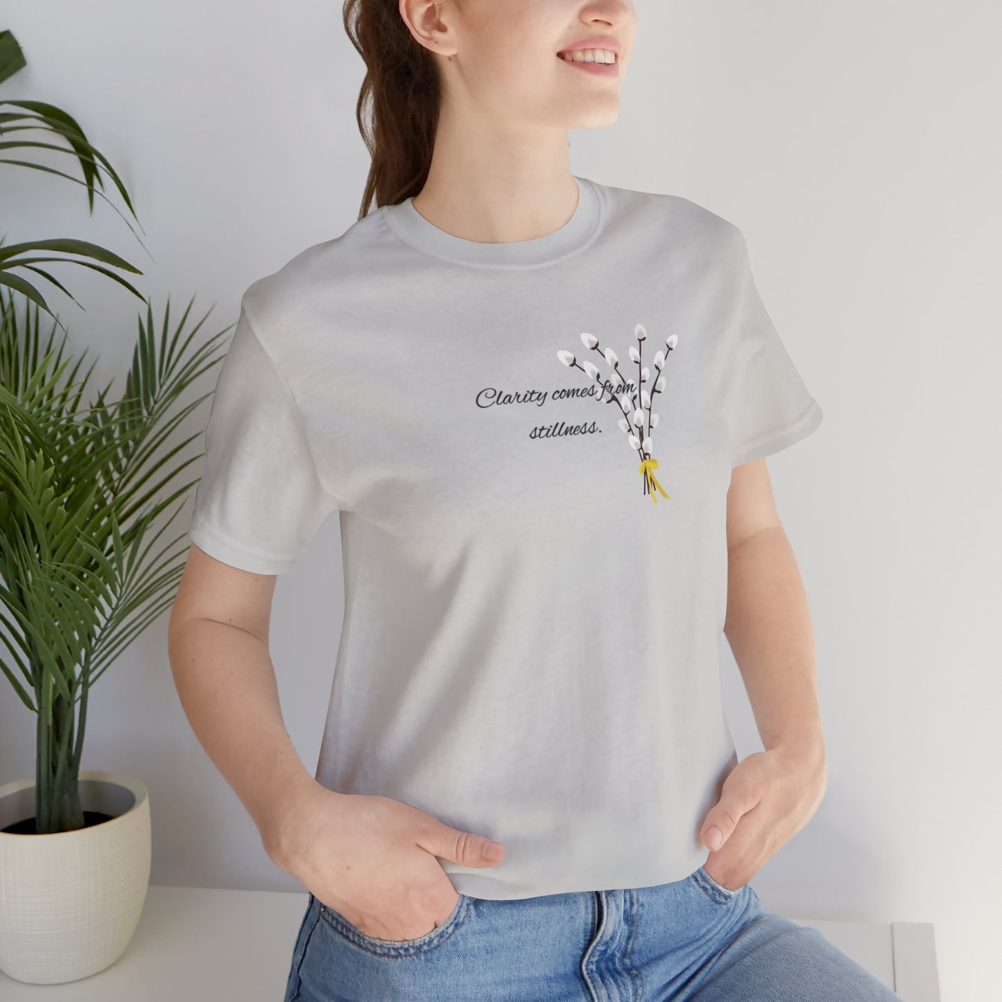 Botanical Quote Tee - Unisex Jersey Short Sleeve T-Shirt, Casual Wear, Gift for Nature Lovers, Spring Outfit, Everyday Style