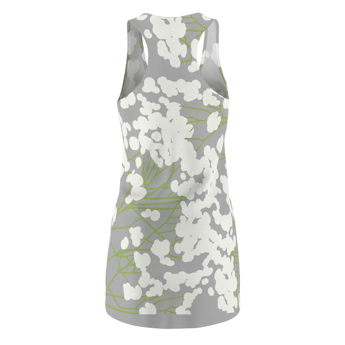 Chic Summer Floral Racerback Dress, Casual Dress, Beach Wear, Spring Fashion, Travel Outfit, Boho Style