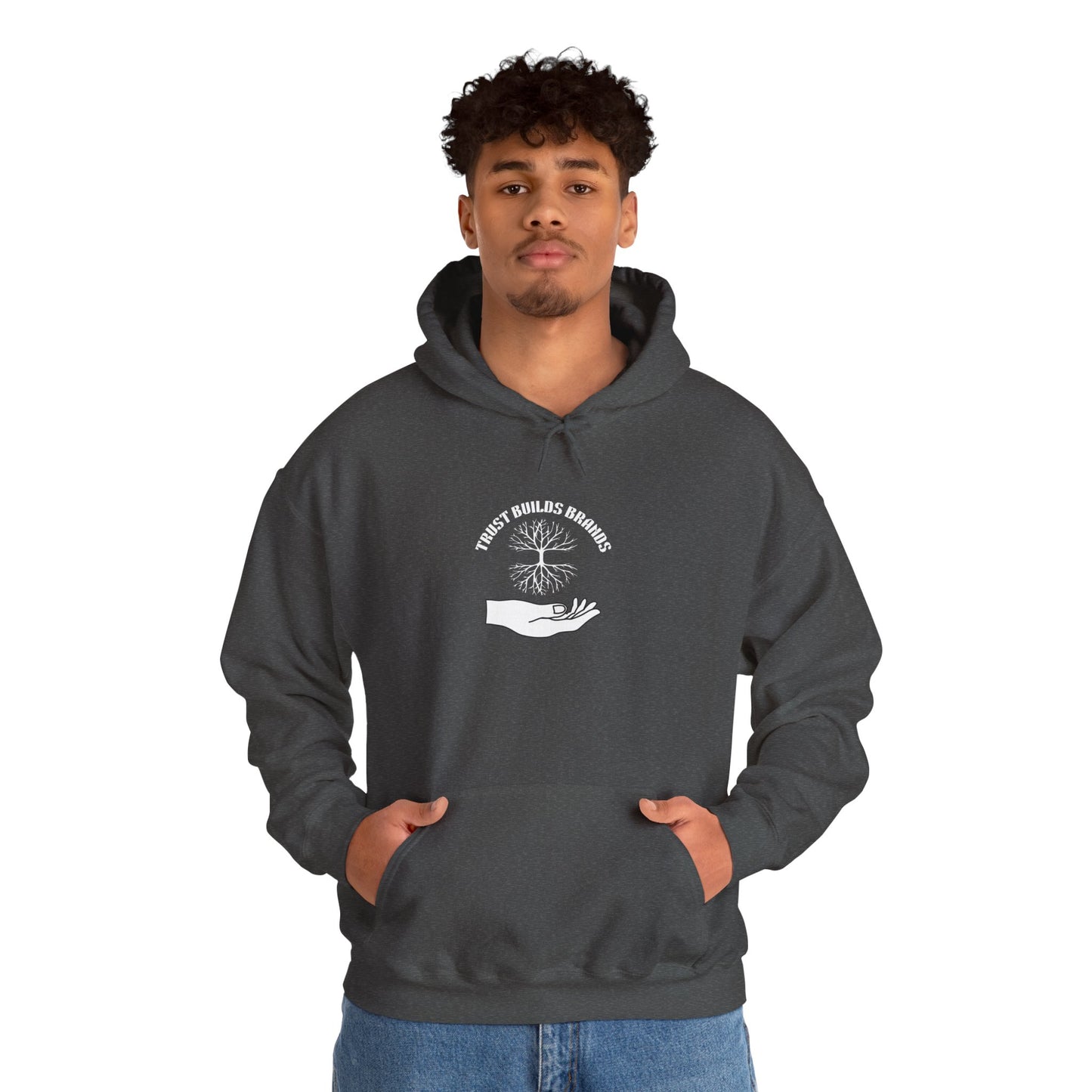 Minimalist Hand Graphic Unisex Hoodie, Cozy Gift for Him/Her, Casual Loungewear, Everyday Wear, Perfect for Birthdays/Chill Days