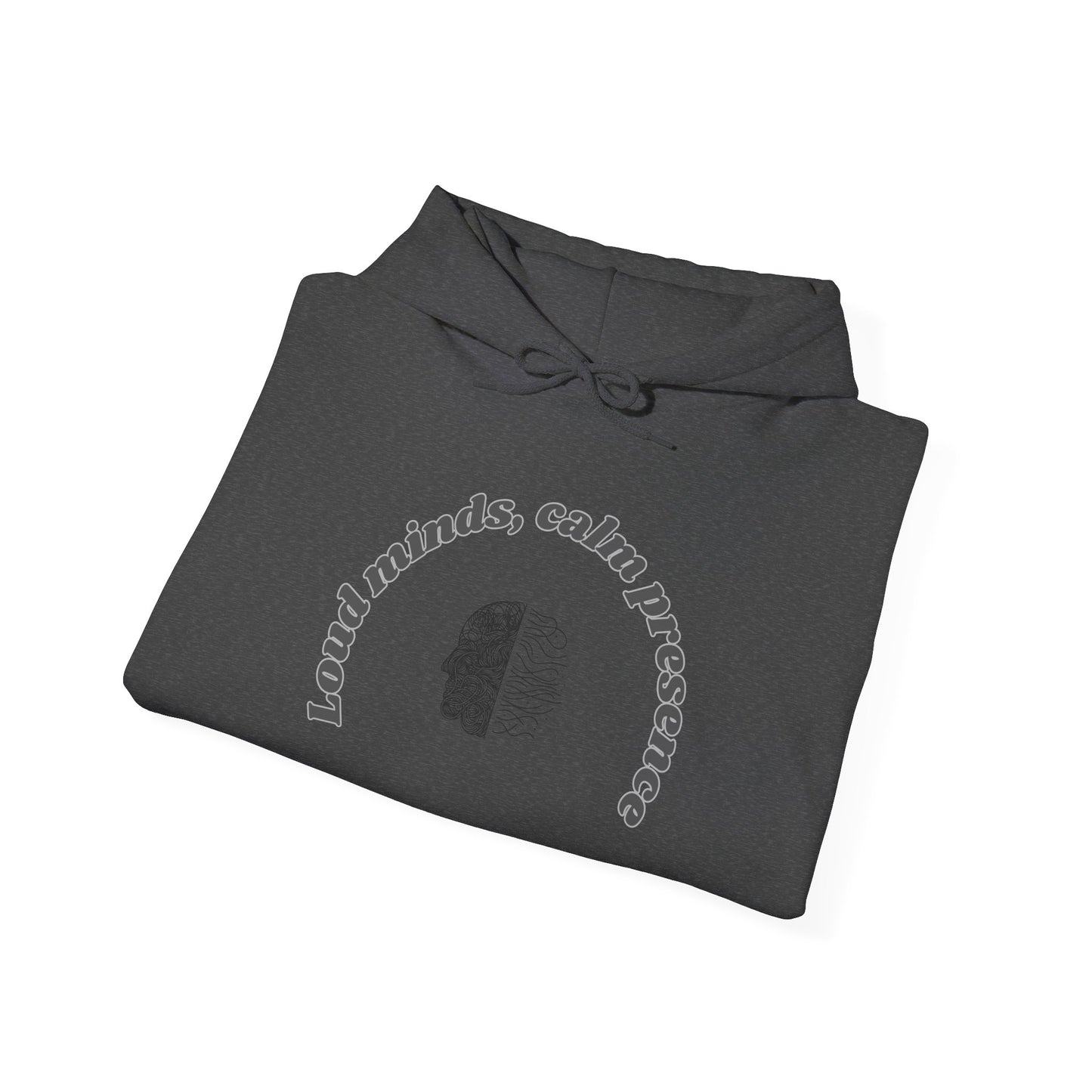 Calming Presence Hoodie - Unisex Heavy Blend™ Sweatshirt, Cozy Layer, Casual Wear, Mindfulness Gift, Relaxation Apparel