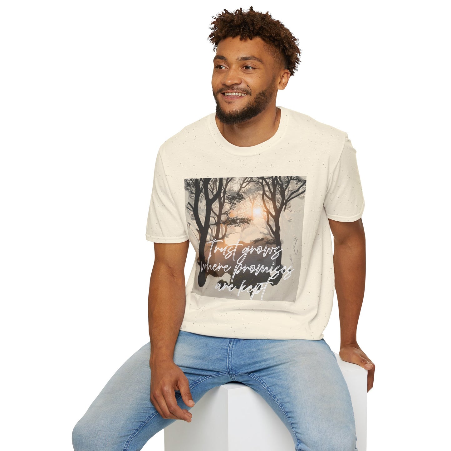 Inspirational Landscape T-Shirt - Nature Lovers Gift, Motivational Quote Tee, Outdoor Adventure Wear, Unisex Graphic Shirt
