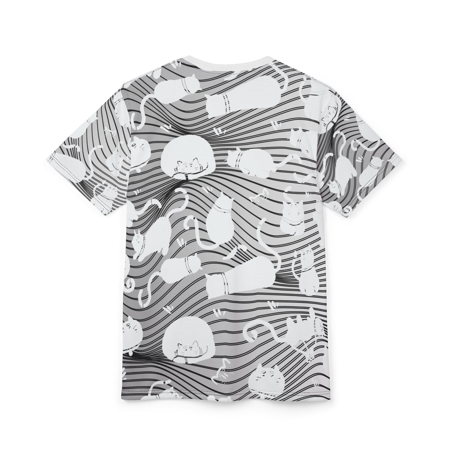 Cat-Themed Unisex Tee, AOP Cut & Sew Shirt, Fun Pet Lover Gift, Unique Cat Apparel, Comfortable Everyday Wear, Perfect for Cat Lovers, [...]