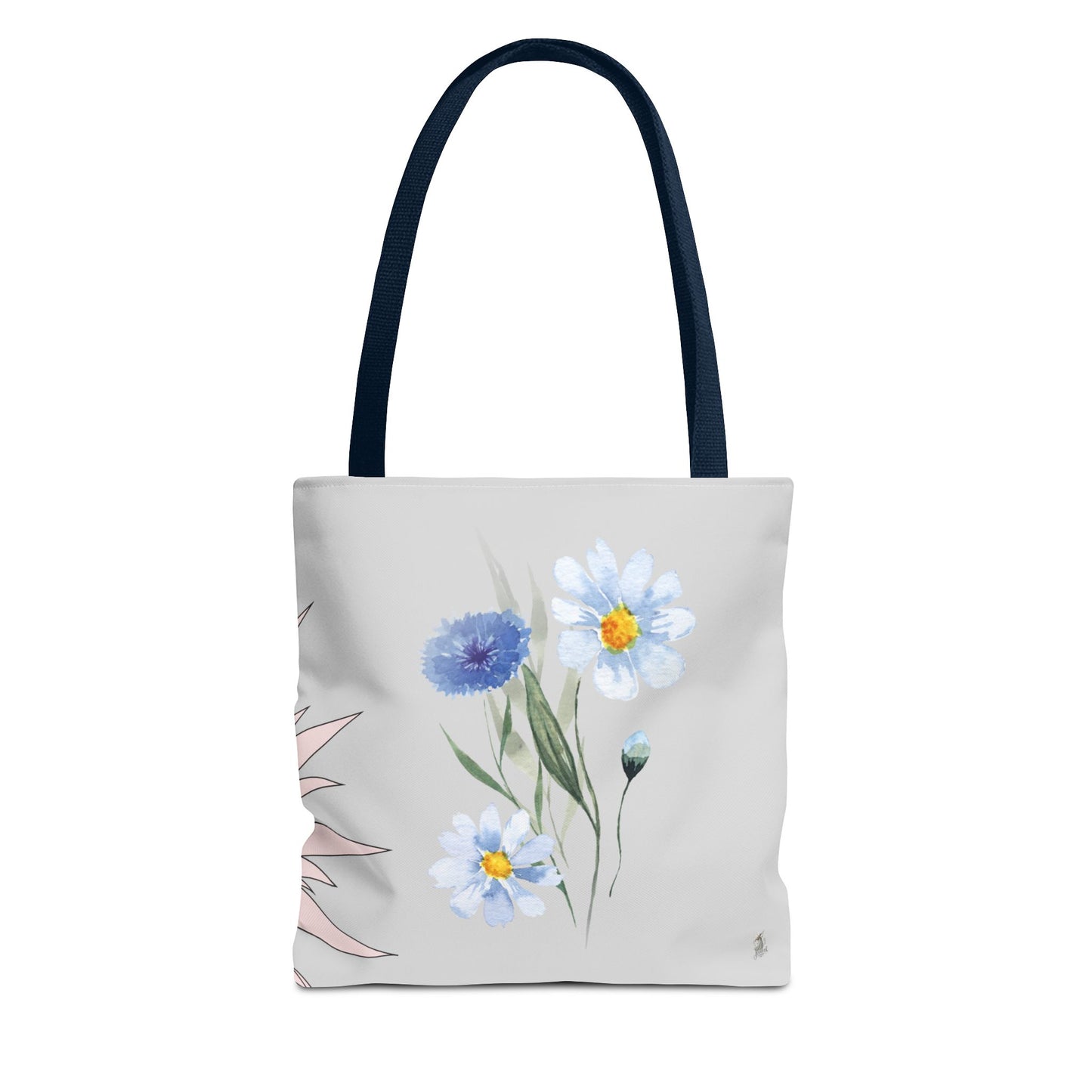 Charming Floral & Cute Bird Tote Bag, Eco-Friendly Shopping Bag, Great for Casual Outings, Gifts for Nature Lovers, Spring Accessories