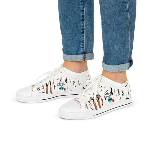 Playful Cartoon Sneakers for Men, Cute Low Top Shoes, Casual Footwear, Unique Gift for Teens, Fun Everyday Sneakers