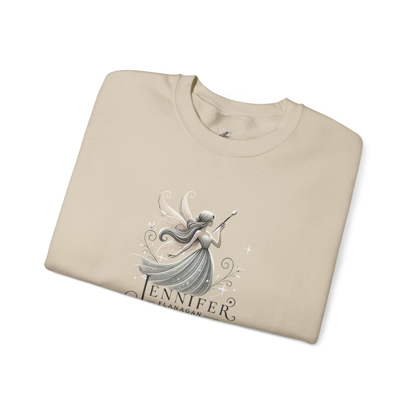 Whimsical Fairy Sweatshirt, Personalized Gift, Cozy Unisex Crewneck, Fantasy Themed Apparel, Unique Artwear, Perfect for Birthdays