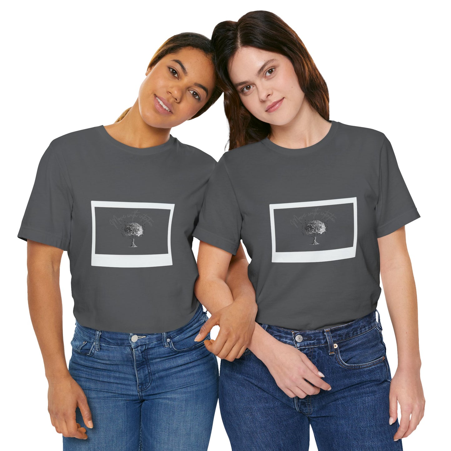 Minimalist Nature-Inspired Unisex Tee, Botanical Graphic Tee, Casual T-Shirt, Gift for Nature Lovers, Spring & Summer Wear