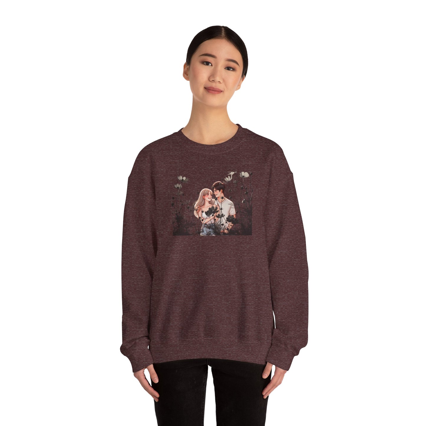 Romantic Couple Sweatshirt - Love Gift, Cozy Apparel, Valentine's Day, Anniversary Gift, Cute Couple Outfits
