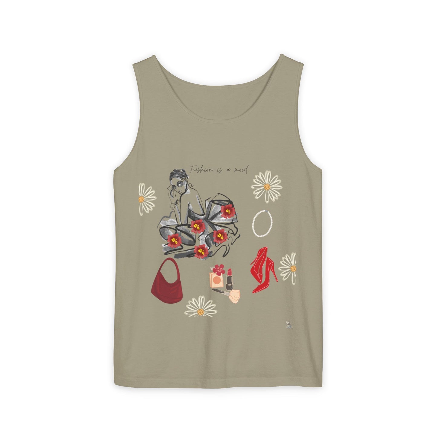 Stylish Fashionista Tank Top, trendsetter tank, summer apparel, gift for fashion lovers, casual chic top, vibrant summer style
