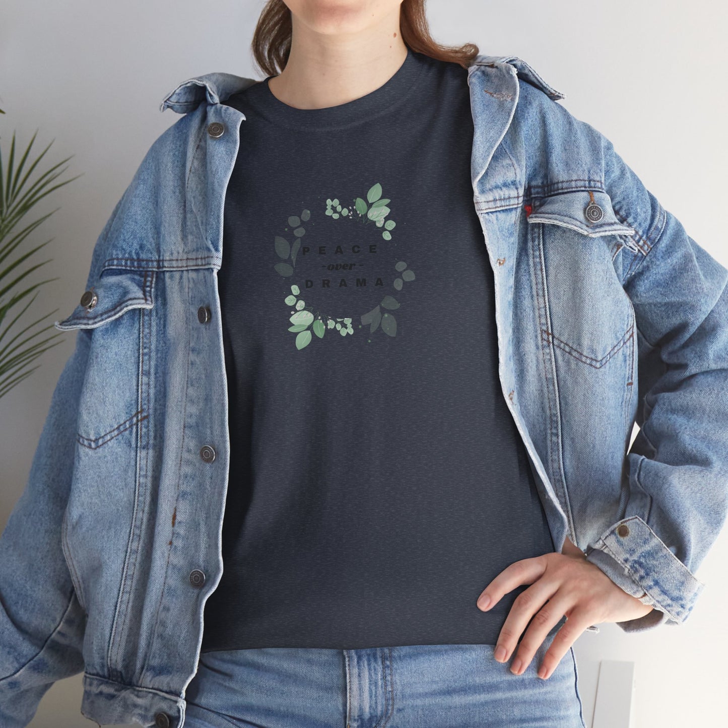 Peace & Karma Unisex Heavy Cotton Tee | Relaxed Fit, Eco-Friendly Apparel, Gift for Him/Her, Casual Wear, Nature Inspired, Mindfulness [...]