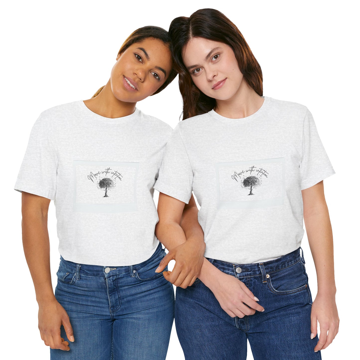 Minimalist Nature-Inspired Unisex Tee, Botanical Graphic Tee, Casual T-Shirt, Gift for Nature Lovers, Spring & Summer Wear