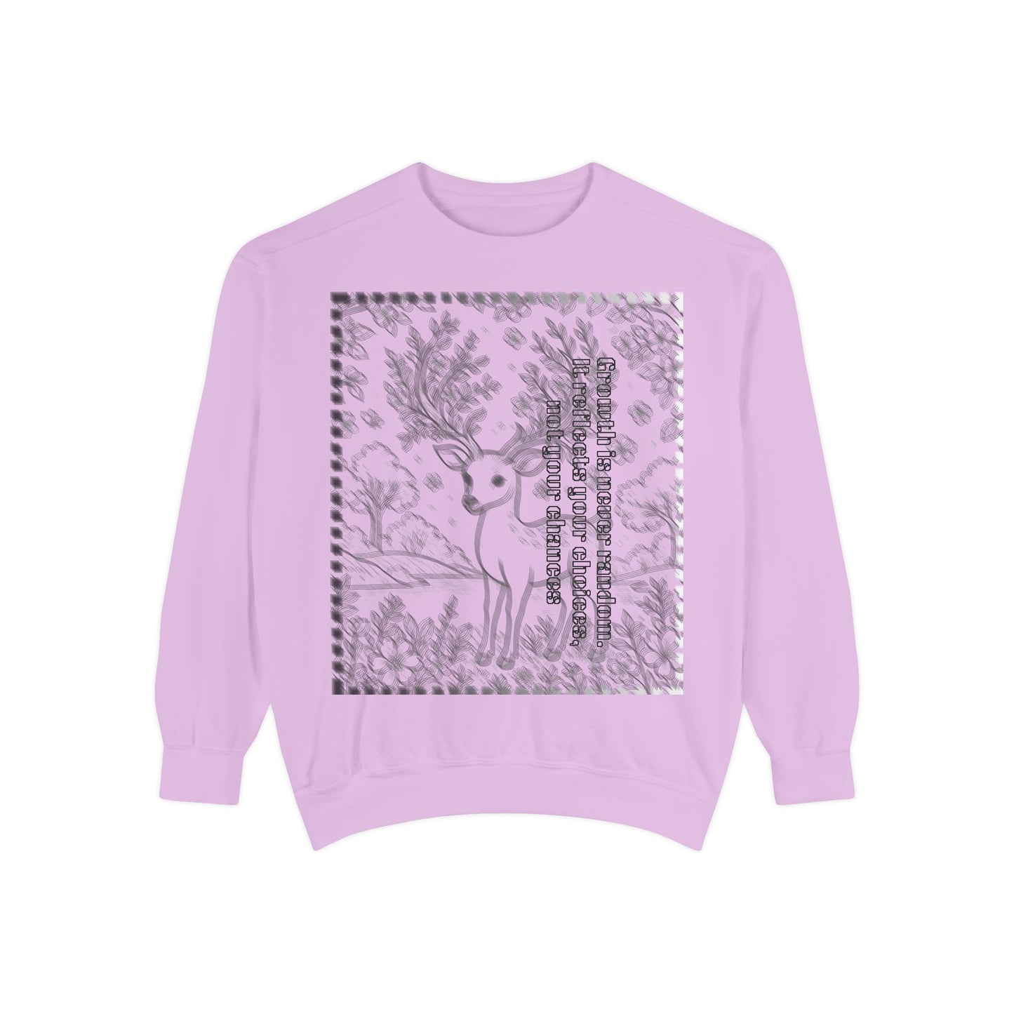 Stylish Unisex Sweatshirt with Deer Design, Cozy Autumn Loungewear, Gift for Him/Her, Perfect for Holidays, Nature Lovers