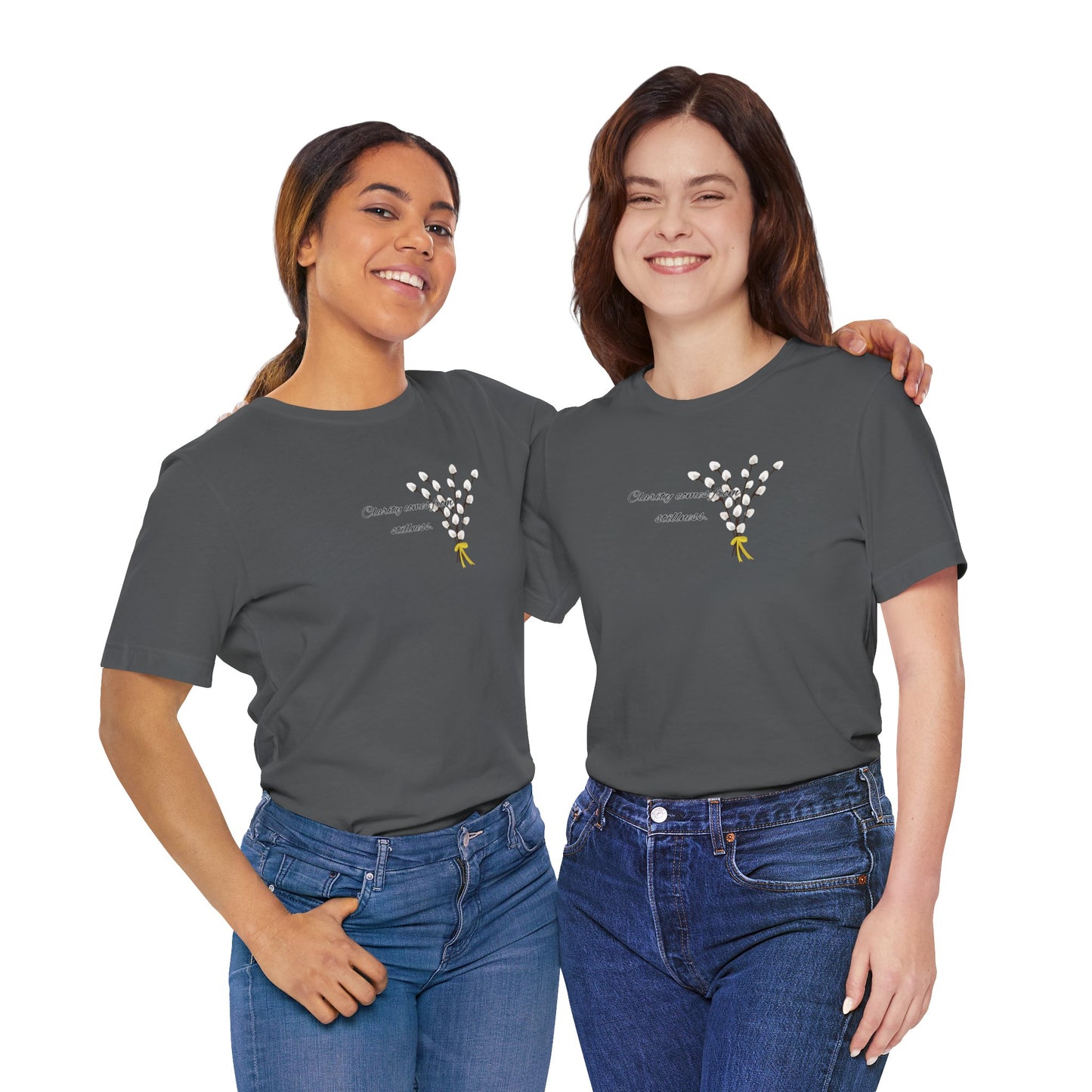 Botanical Quote Tee - Unisex Jersey Short Sleeve T-Shirt, Casual Wear, Gift for Nature Lovers, Spring Outfit, Everyday Style