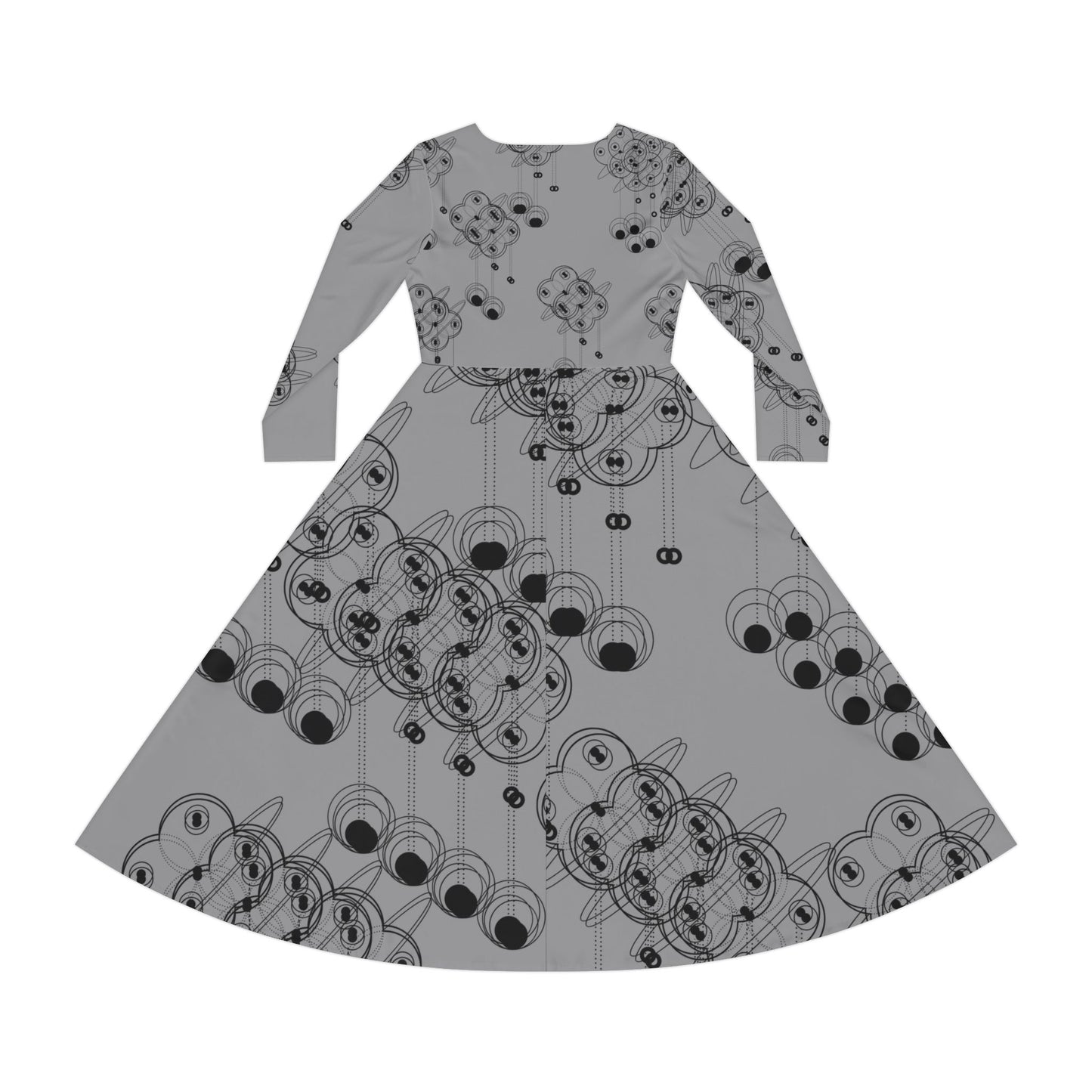 Chic Long Sleeve Dance Dress - Flowing, Comfortable, Ideal for Dance Classes, Parties, and Special Occasions, Gift for Dancers, [...]