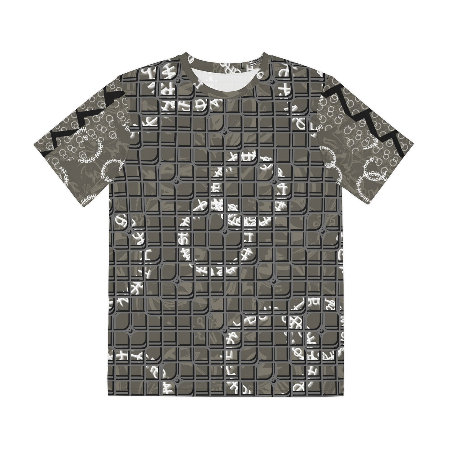 Men's AOP Tee with Motivational Print - Perfect for Casual Wear, Gifts, Summer Outfits, Fashion Statement, Everyday Comfort