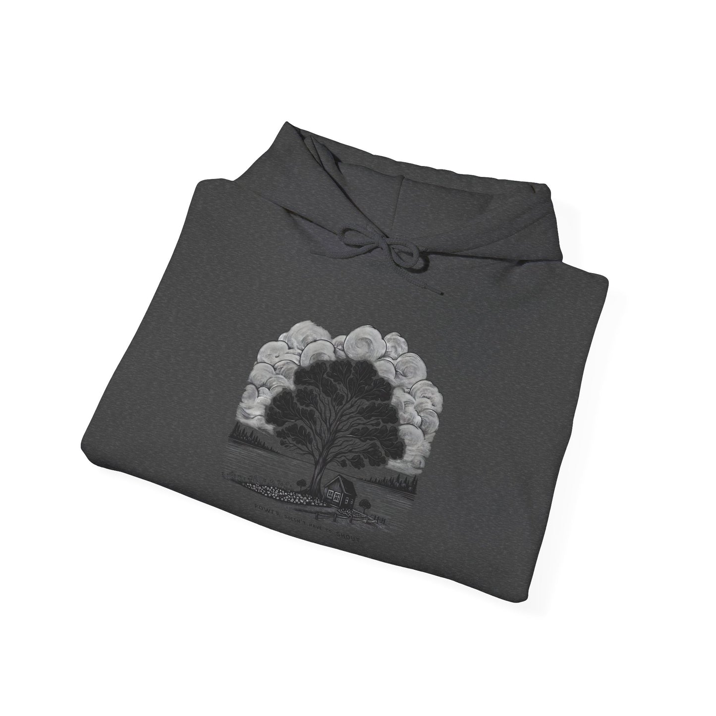 Nature-Inspired Hooded Sweatshirt | Ideal for Nature Lovers, Cozy Fall Wear, Gifts for Friends, Eco-Friendly Fashion