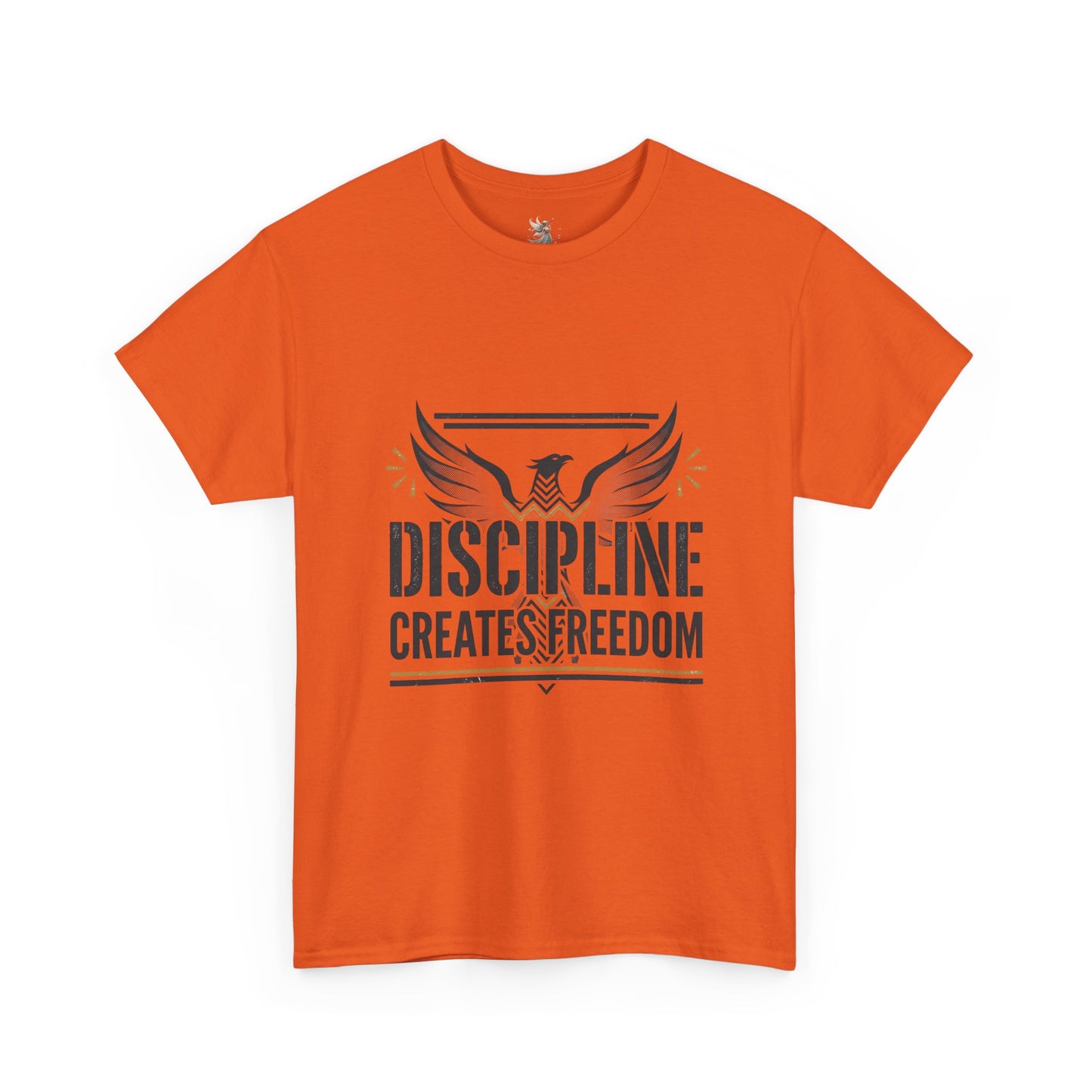 Discipline Creates Freedom T-Shirt — Motivational Eagle Fitness Tee