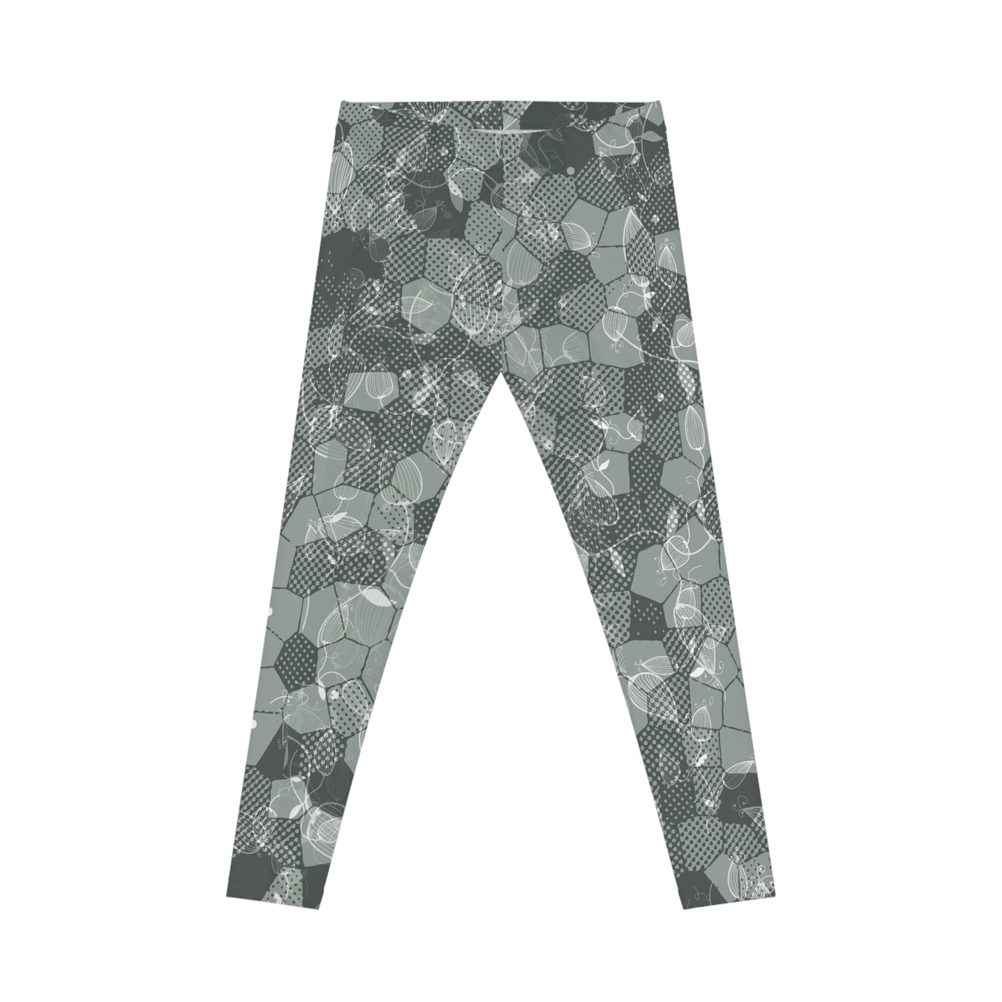 Trendy Women's Casual Leggings - Geometric Pattern, Workout Leggings, Fashion Leggings, Yoga Pants, Everyday Wear