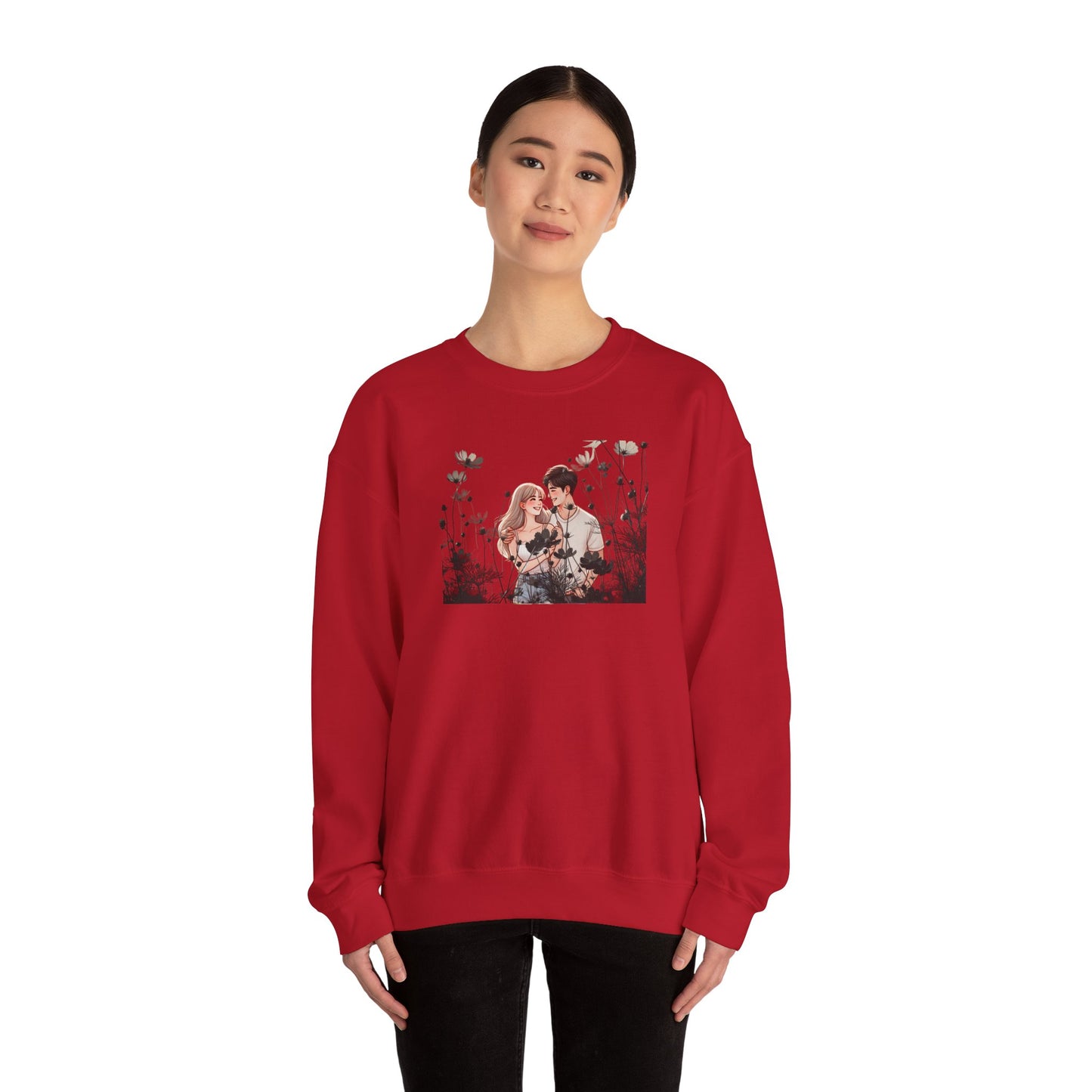 Romantic Couple Sweatshirt - Love Gift, Cozy Apparel, Valentine's Day, Anniversary Gift, Cute Couple Outfits
