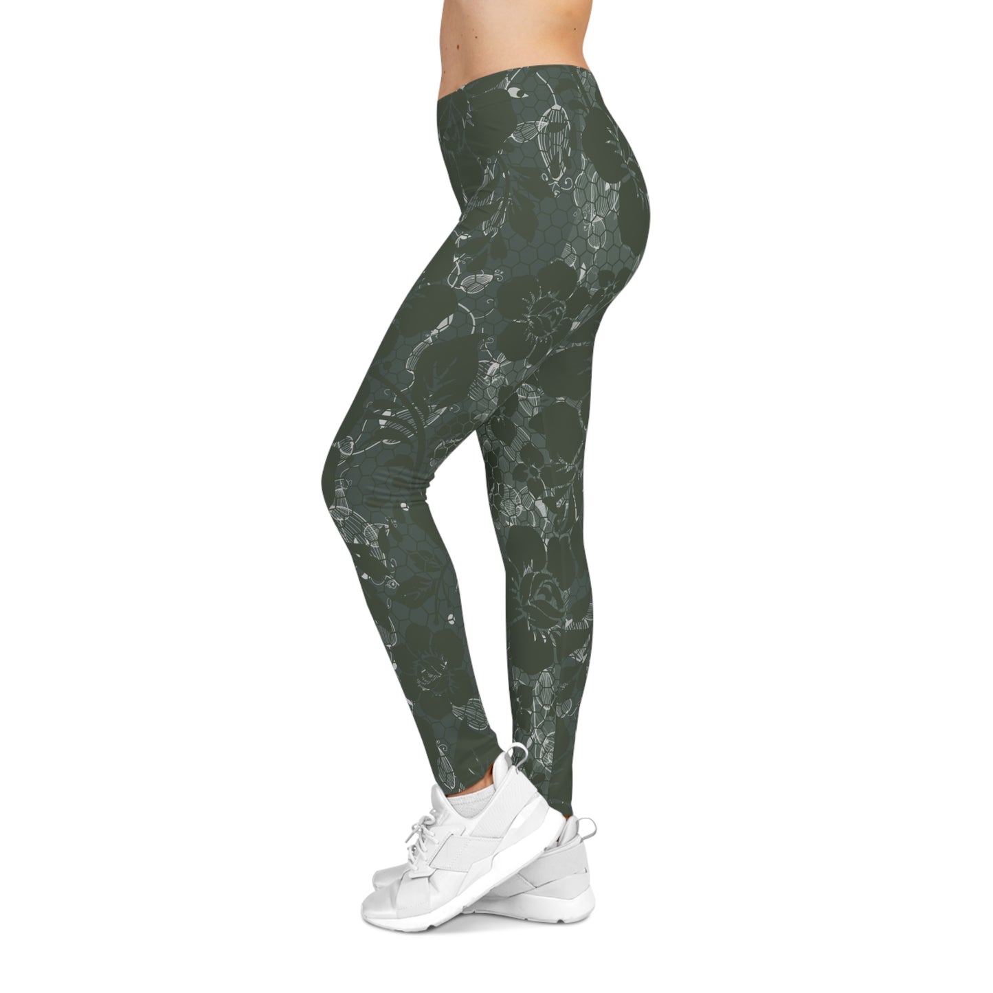 Stylish Floral Leggings for Women, Comfortable Activewear, Daily Wear, Fitness Leggings, Casual Pants, Trendy Sportswear