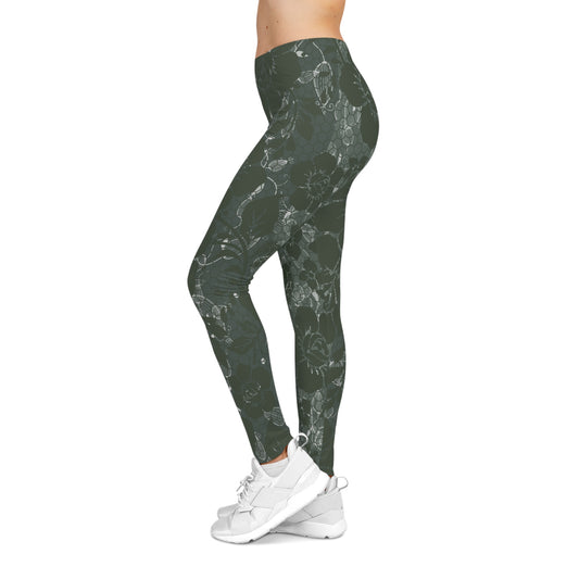 Stylish Floral Leggings for Women, Comfortable Activewear, Daily Wear, Fitness Leggings, Casual Pants, Trendy Sportswear
