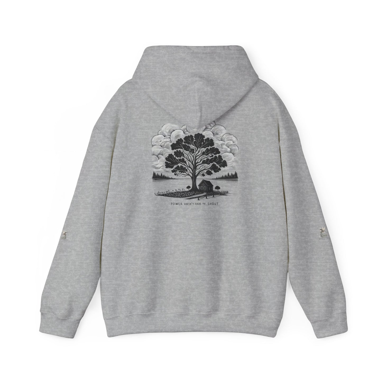 Nature-Inspired Hooded Sweatshirt | Ideal for Nature Lovers, Cozy Fall Wear, Gifts for Friends, Eco-Friendly Fashion