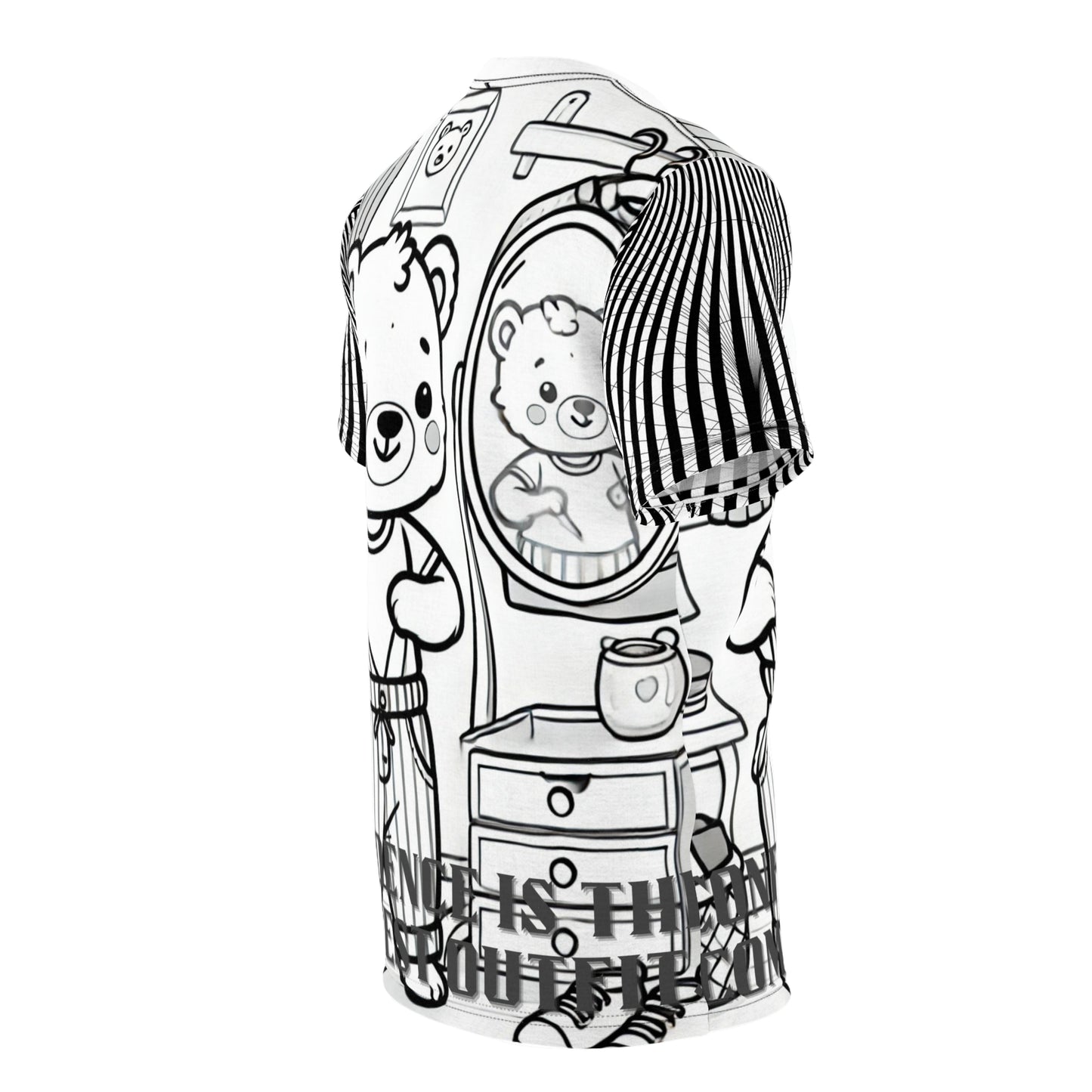 Cute Bear Confidence Tee, Unisex T-Shirt, Graphic Tee, Fun Fashion, Gift for Kids, Positive Vibes