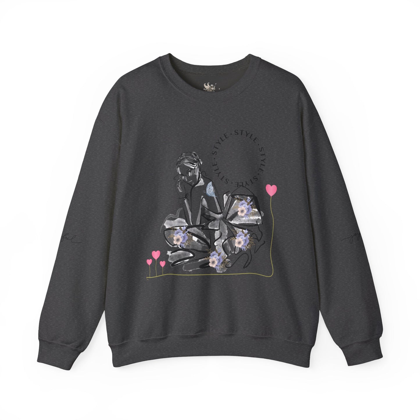 Chic Fashionista Crewneck Sweatshirt, Cozy Gift for Her, Perfect for Fashion Lovers, Trendy Sweatshirt, Stylish Casual Wear