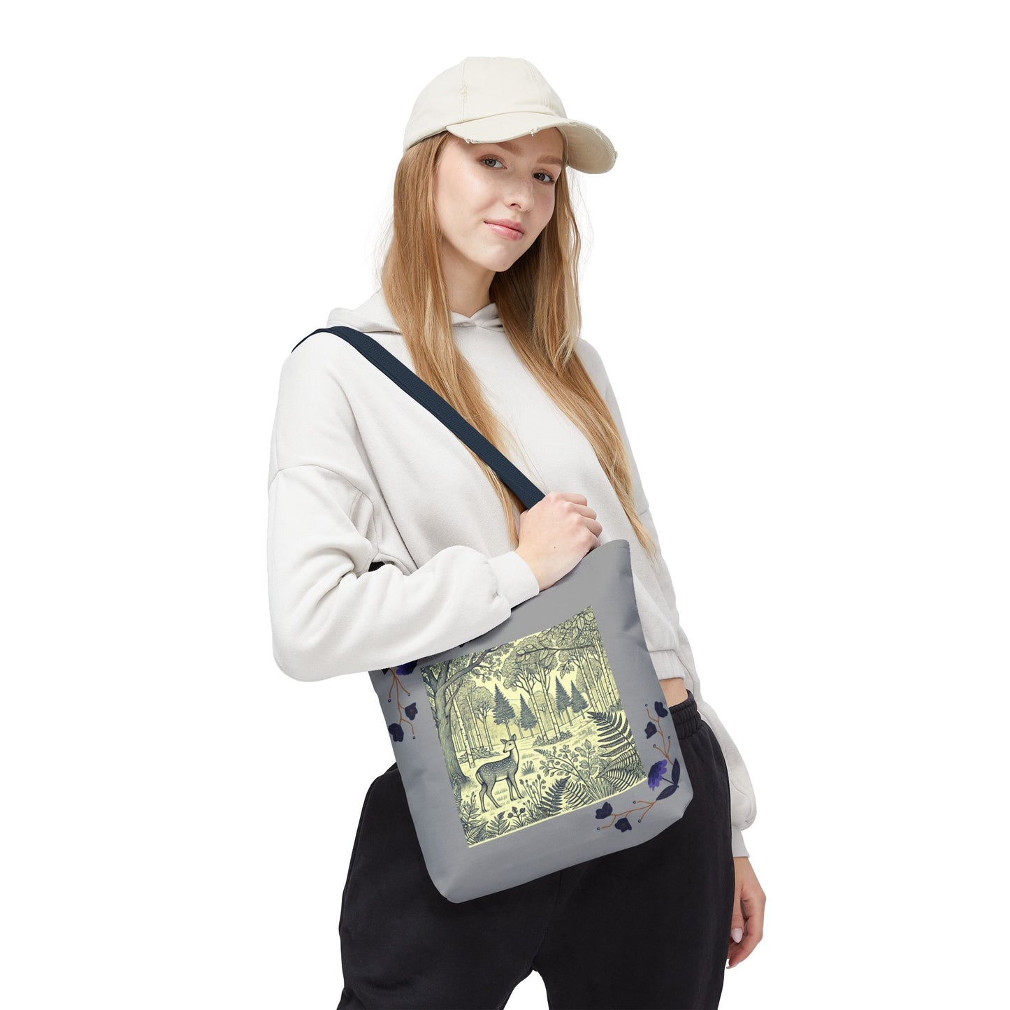 Nature-Inspired Tote Bag with Deer and Butterfly Designs, Eco-Friendly Shopping Tote, Floral Carryall, Gift for Nature Lovers, Stylish [...]