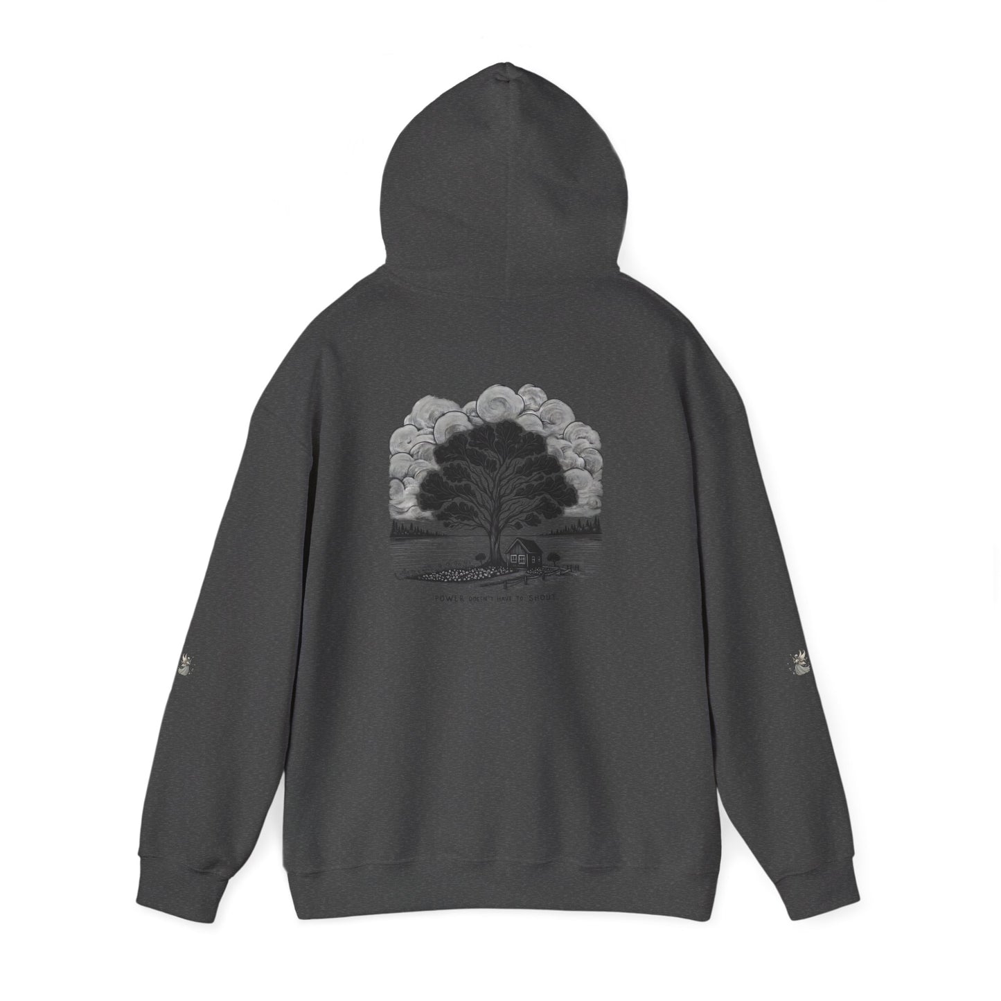 Nature-Inspired Hooded Sweatshirt | Ideal for Nature Lovers, Cozy Fall Wear, Gifts for Friends, Eco-Friendly Fashion