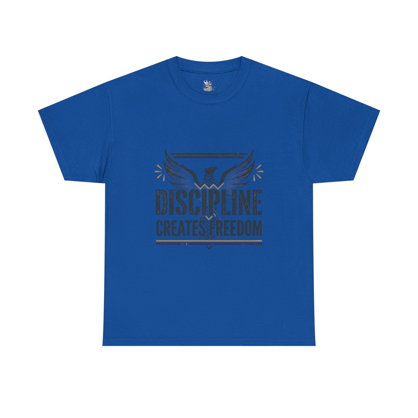 Discipline Creates Freedom T-Shirt — Motivational Eagle Fitness Tee