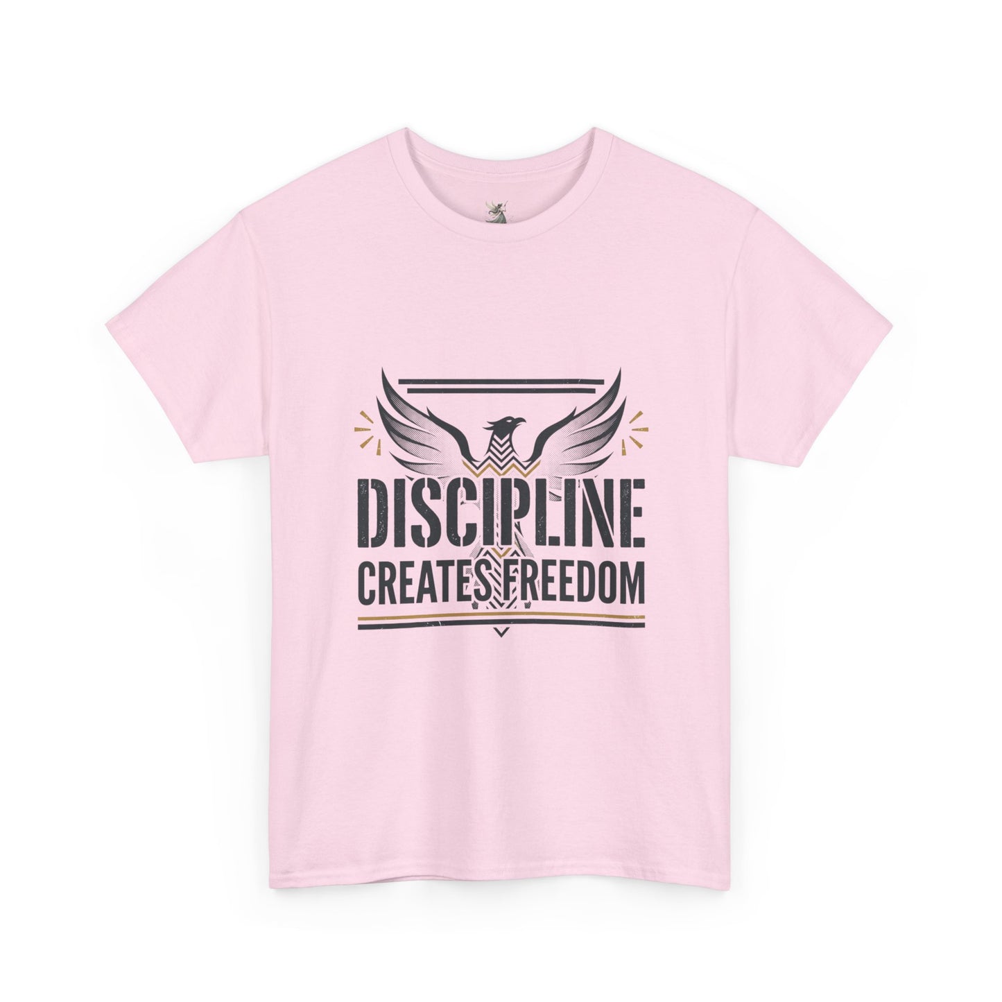 Discipline Creates Freedom T-Shirt — Motivational Eagle Fitness Tee
