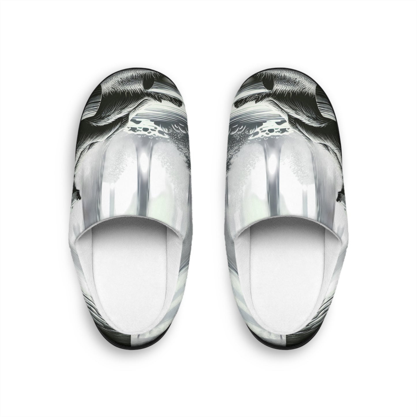 Cozy Men's Indoor Slippers with Artistic Design, Comfortable House Shoes, Perfect for Relaxation, Great Gift for Holidays, Unique Home Decor