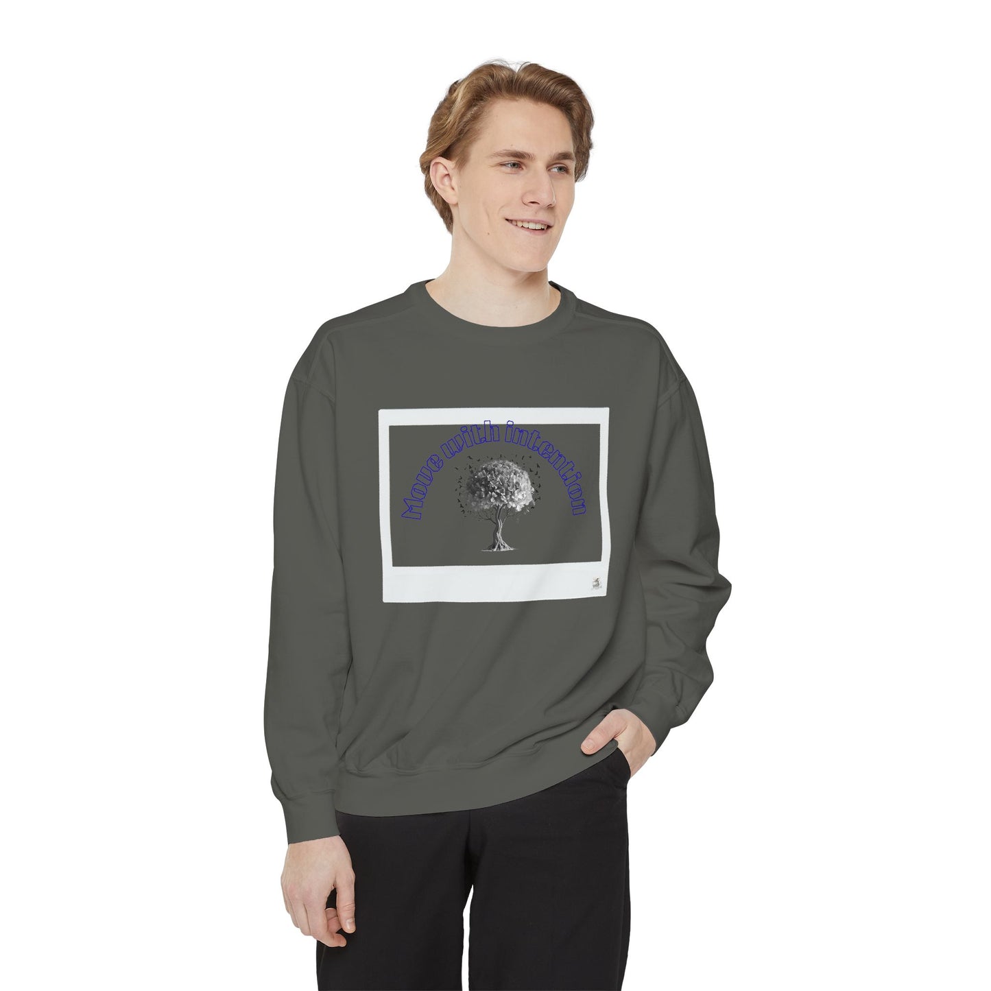 Garment-Dyed Sweatshirt with Inspirational Tree Design, Cozy Sweatshirt for Nature Lovers, Perfect Gift for Any Occasion, Unisex [...]