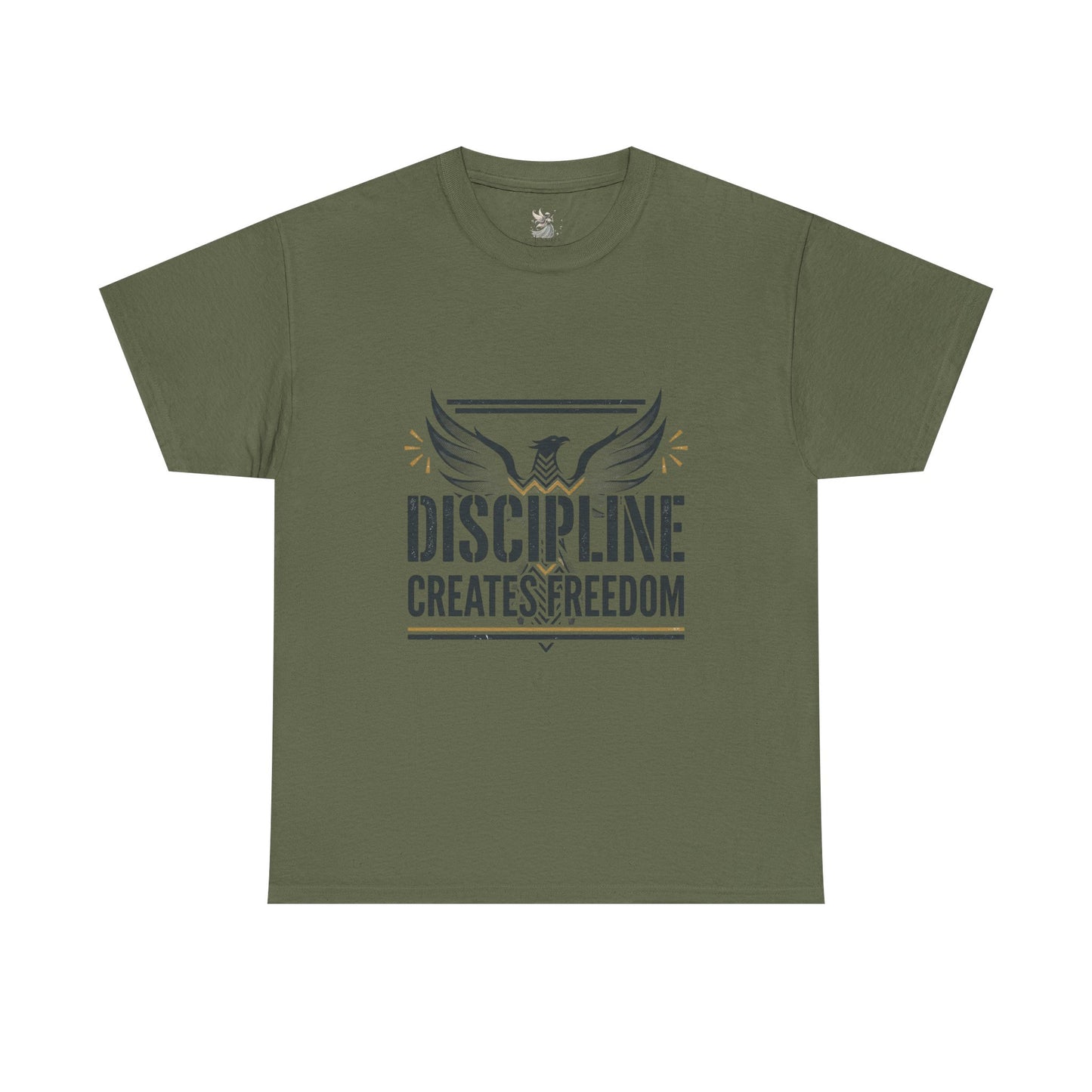 Discipline Creates Freedom T-Shirt — Motivational Eagle Fitness Tee
