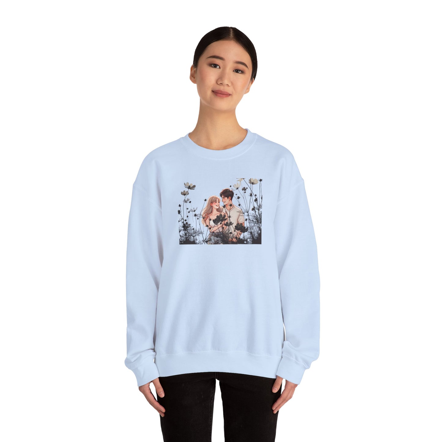 Romantic Couple Sweatshirt - Love Gift, Cozy Apparel, Valentine's Day, Anniversary Gift, Cute Couple Outfits